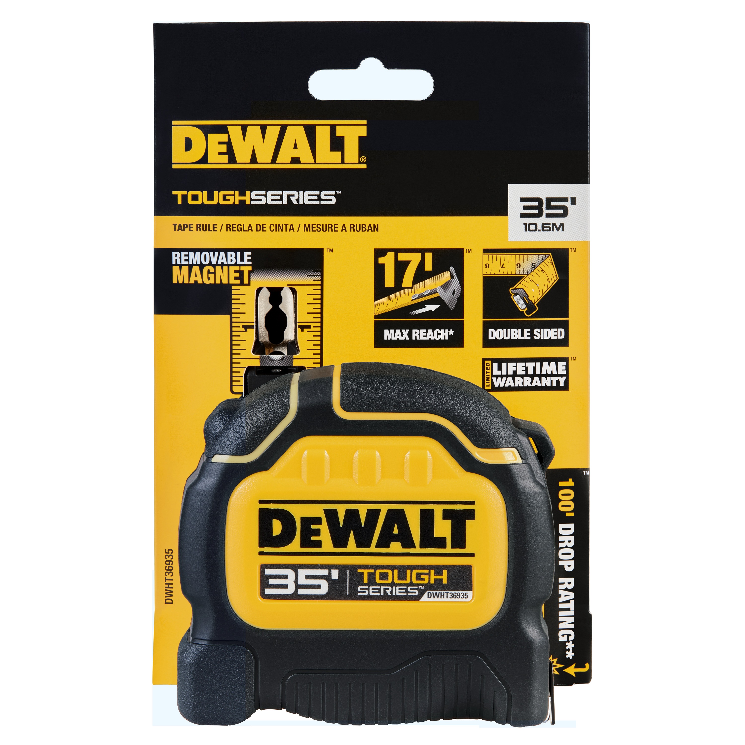 ToughSeries™ 35 ft. Tape Measure DWHT36935S DEWALT