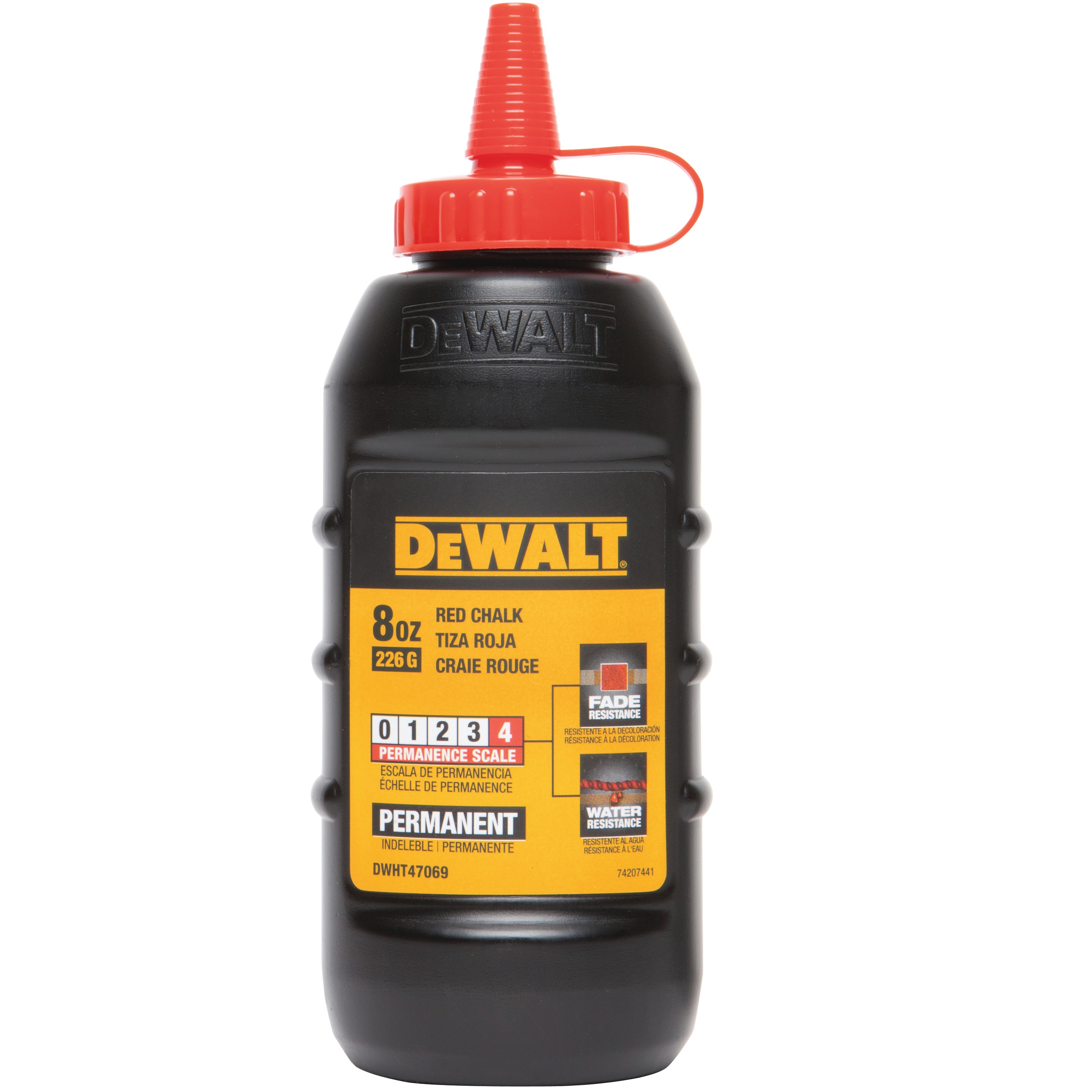 8 oz Chalk Red Permanent DWHT47069L DEWALT