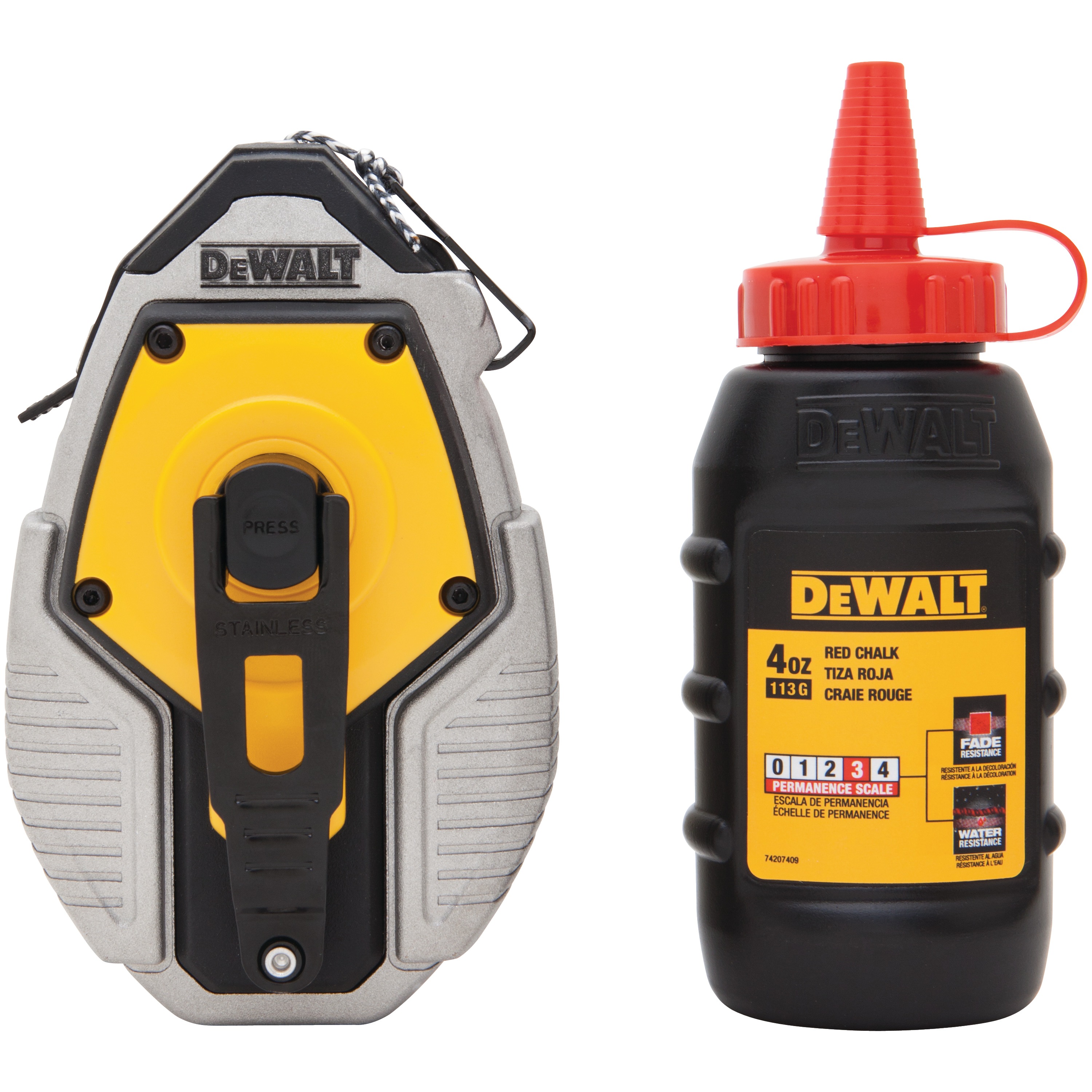 Premium Chalk Reel with Red Chalk DWHT47246L DEWALT
