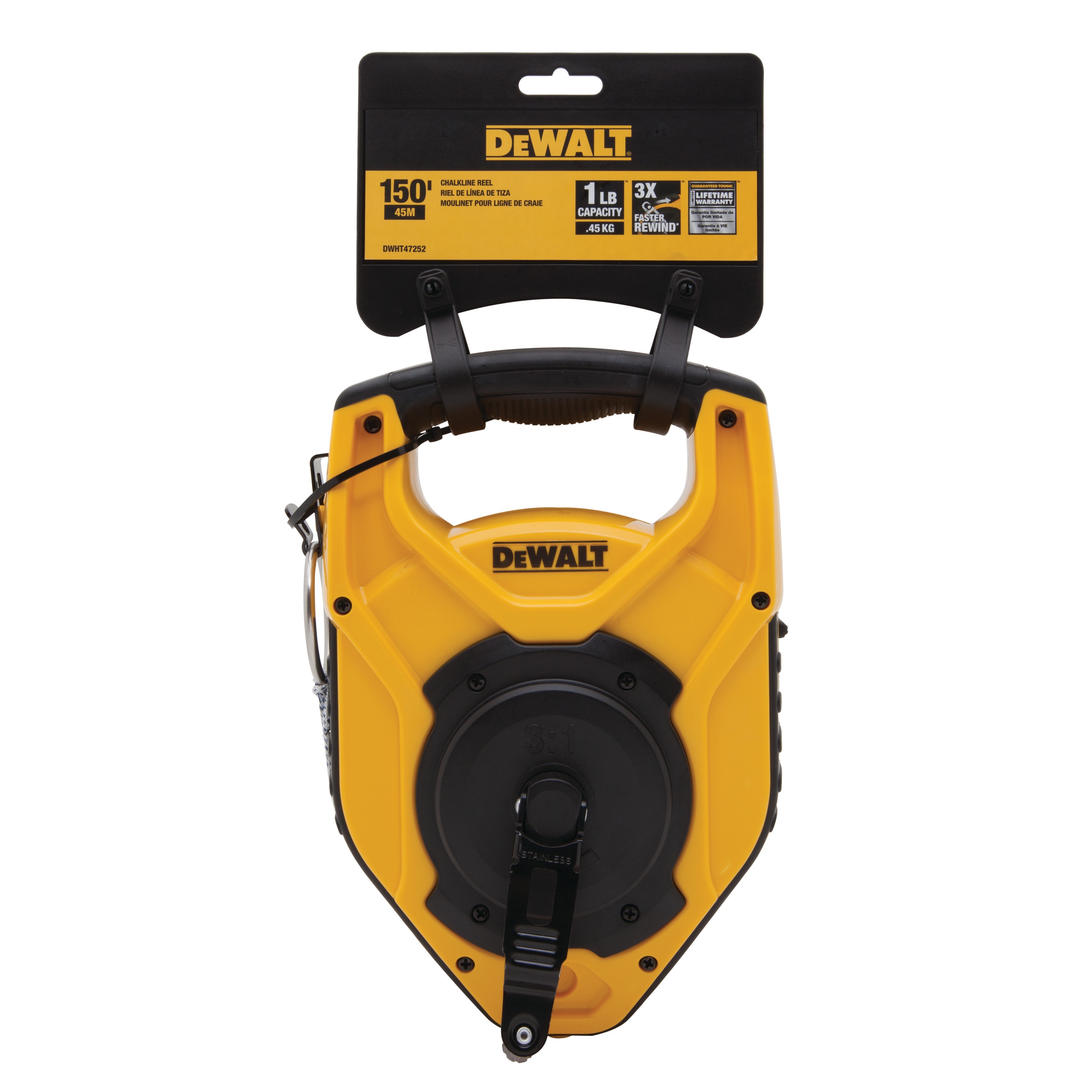 Large Capacity Chalk Reel DWHT47252 DEWALT