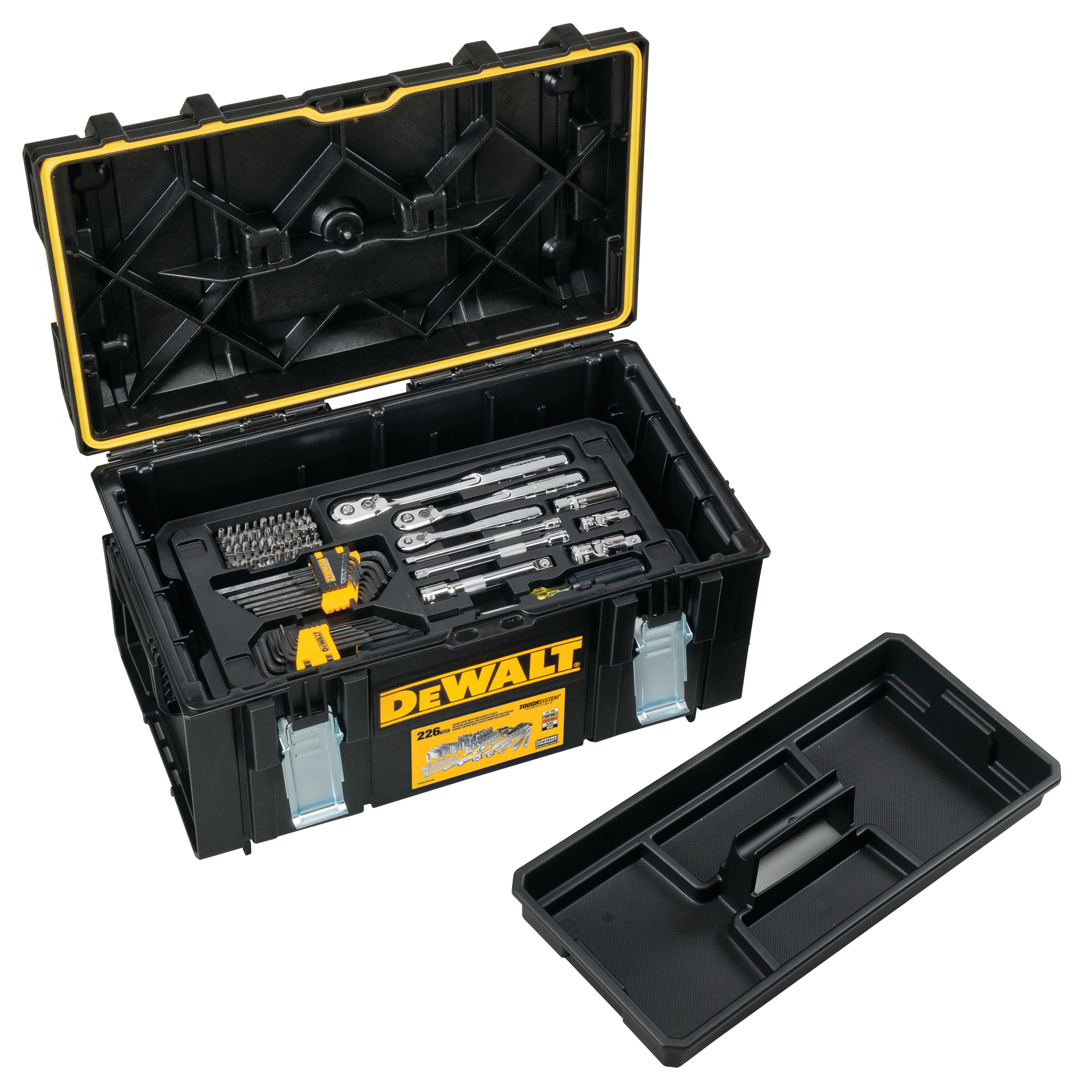 45 Piece Dewalt Screwdriving Set Combination Mechanics Kit Hand Tools with Case