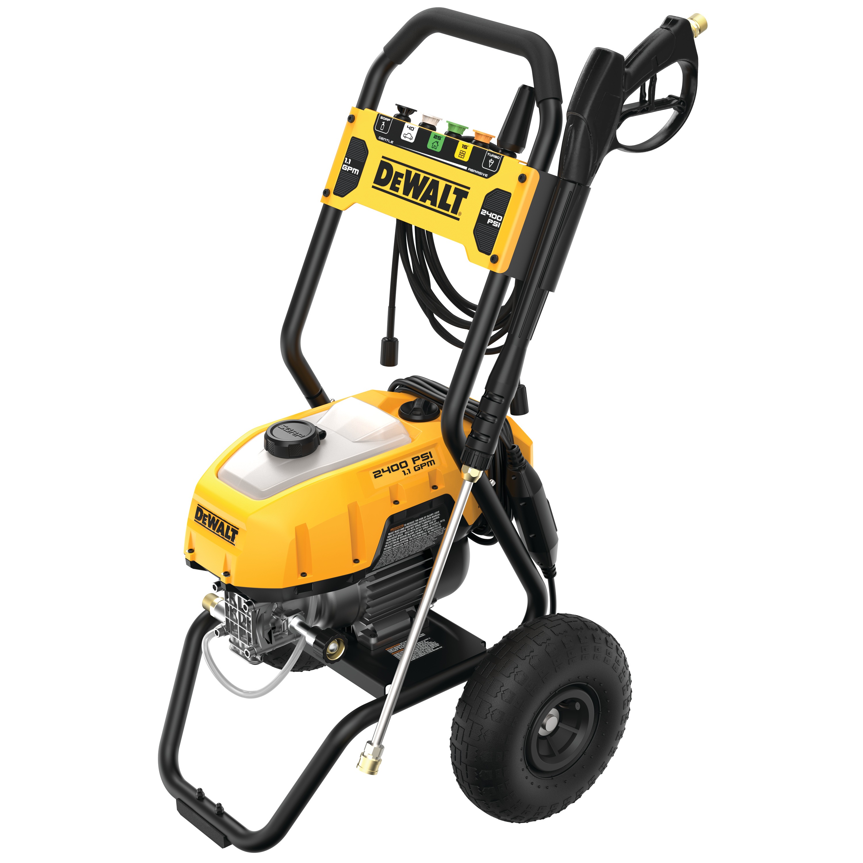 Profile of electric cold water pressure washer.