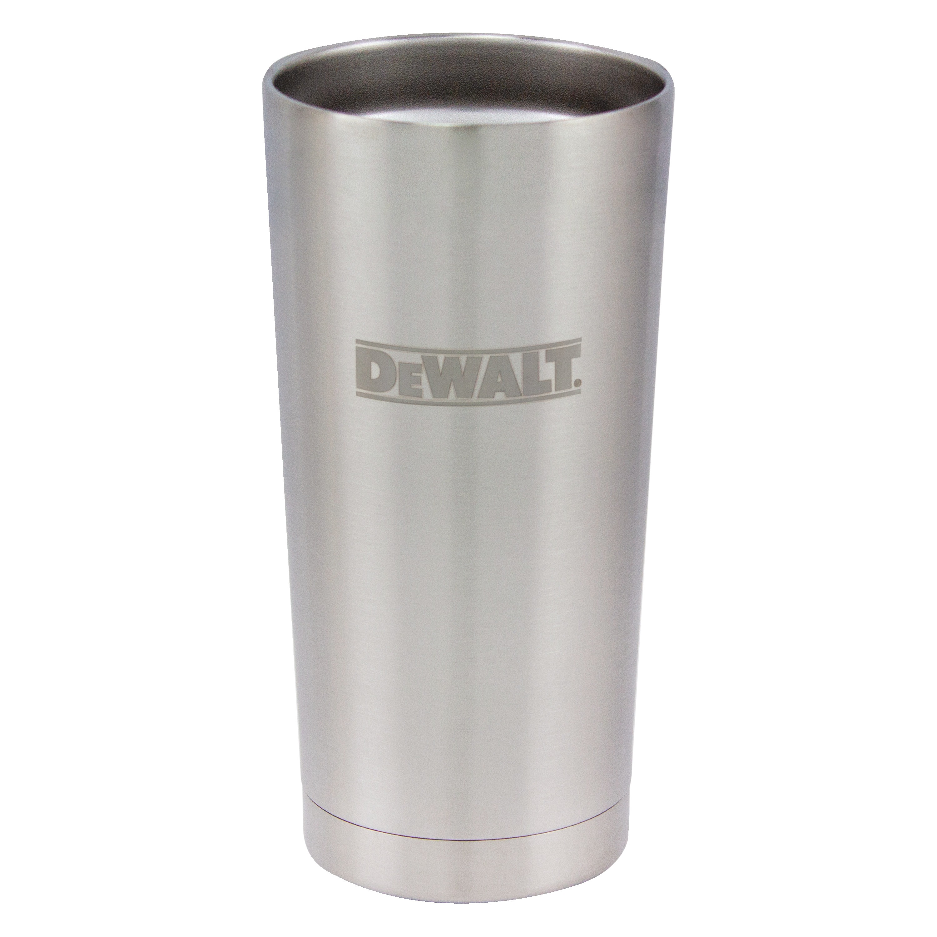 20 Ounce Stainless steel tumbler without lid.