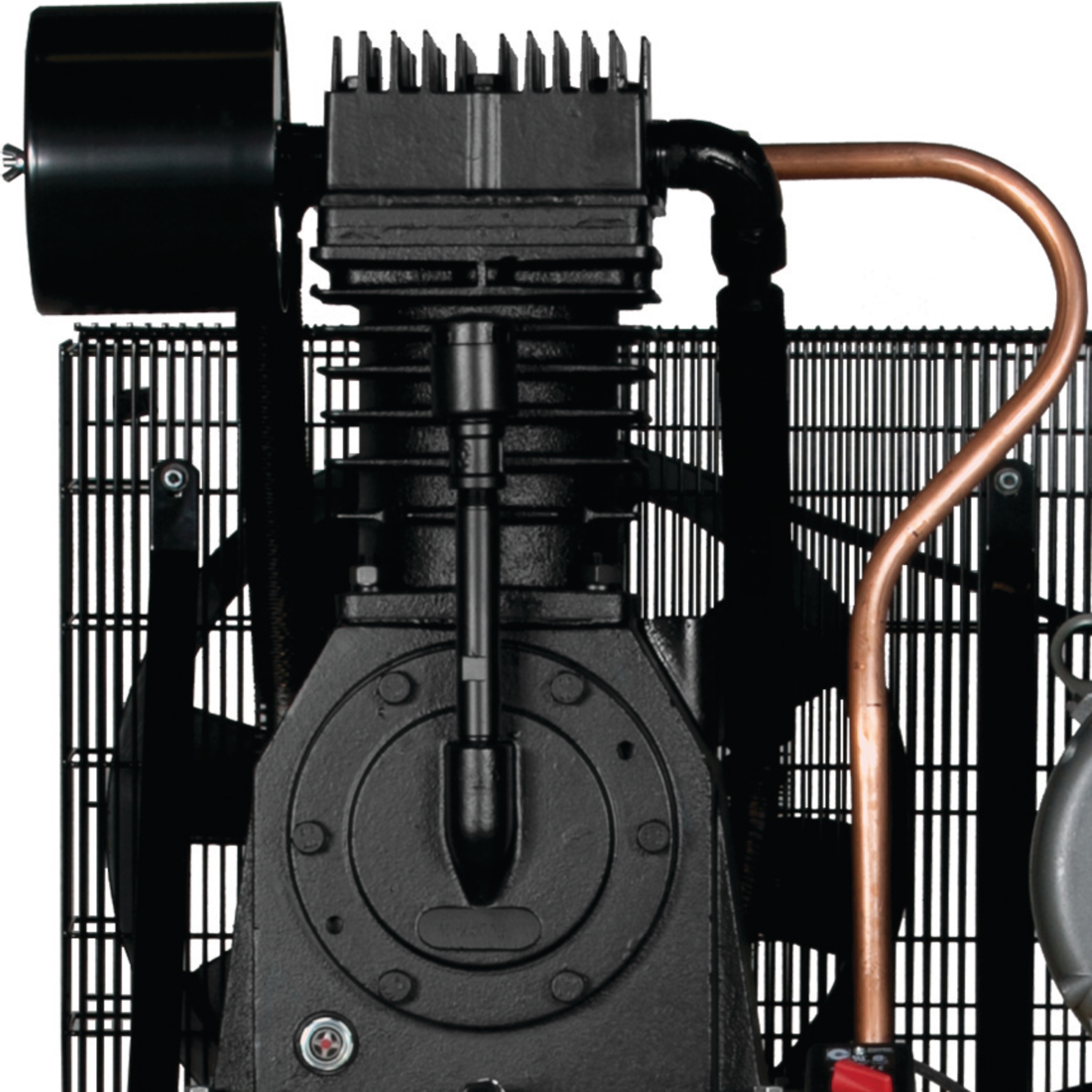 Cast iron two stage cylinder pump with air intake feature of 80 gallons 2 Stage Stationary Electric Air Compressor.