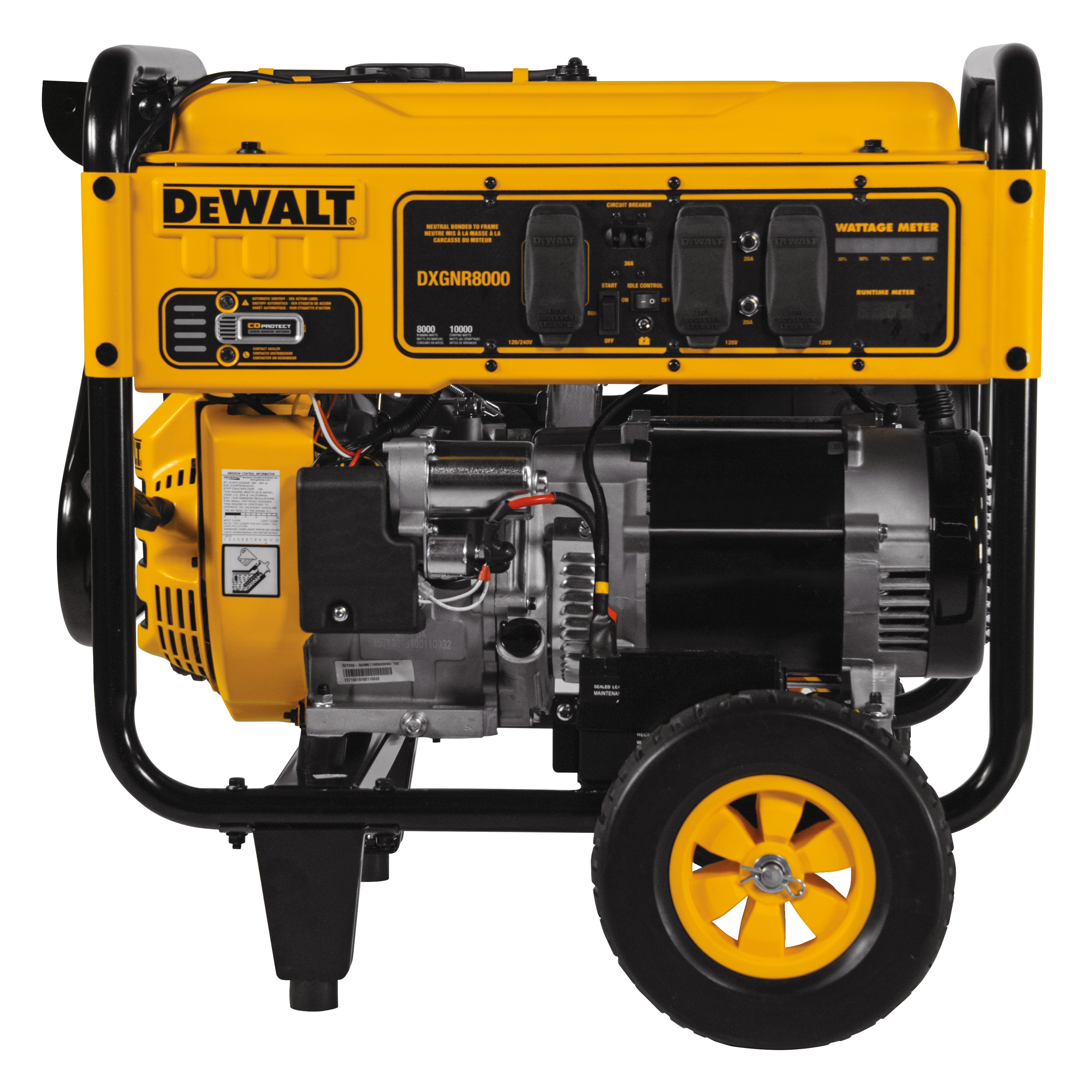 8000 WATT PORTABLE GAS GENERATOR - DXGNR8000 | DEWALT