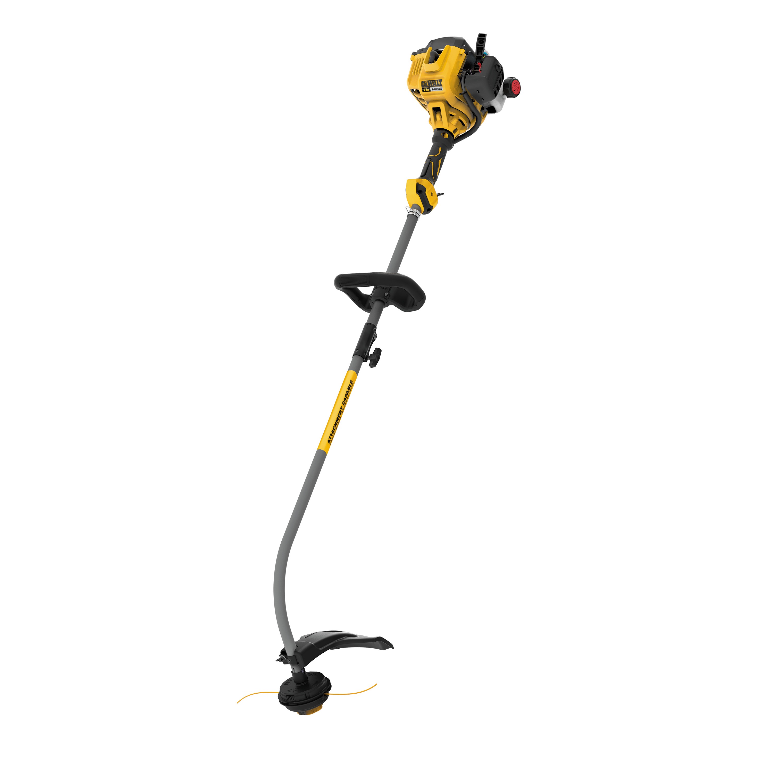 gas string trimmer with attachments