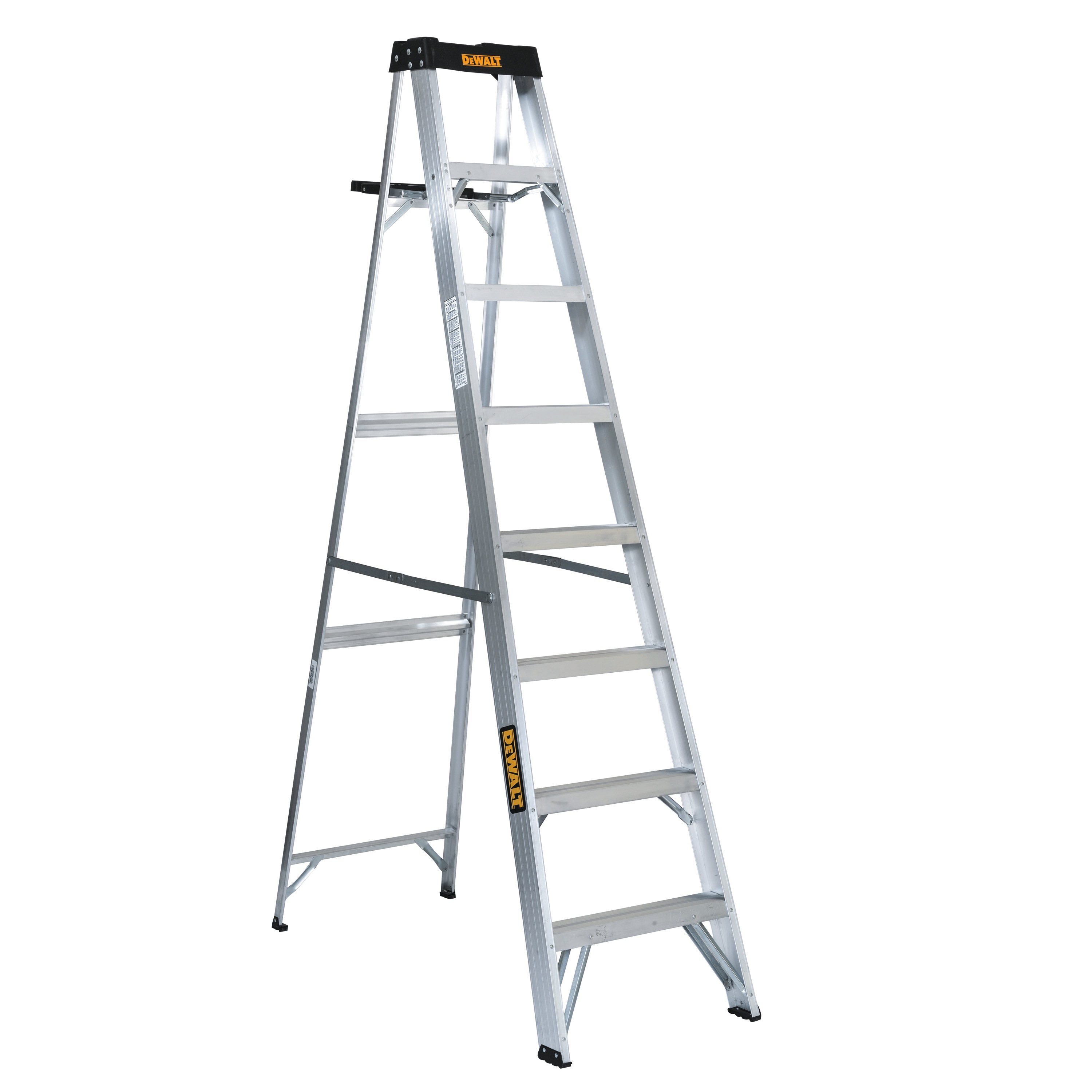 DEWALT - 8ft Aluminum 250lb Type I Step Ladder - DXL2110-08