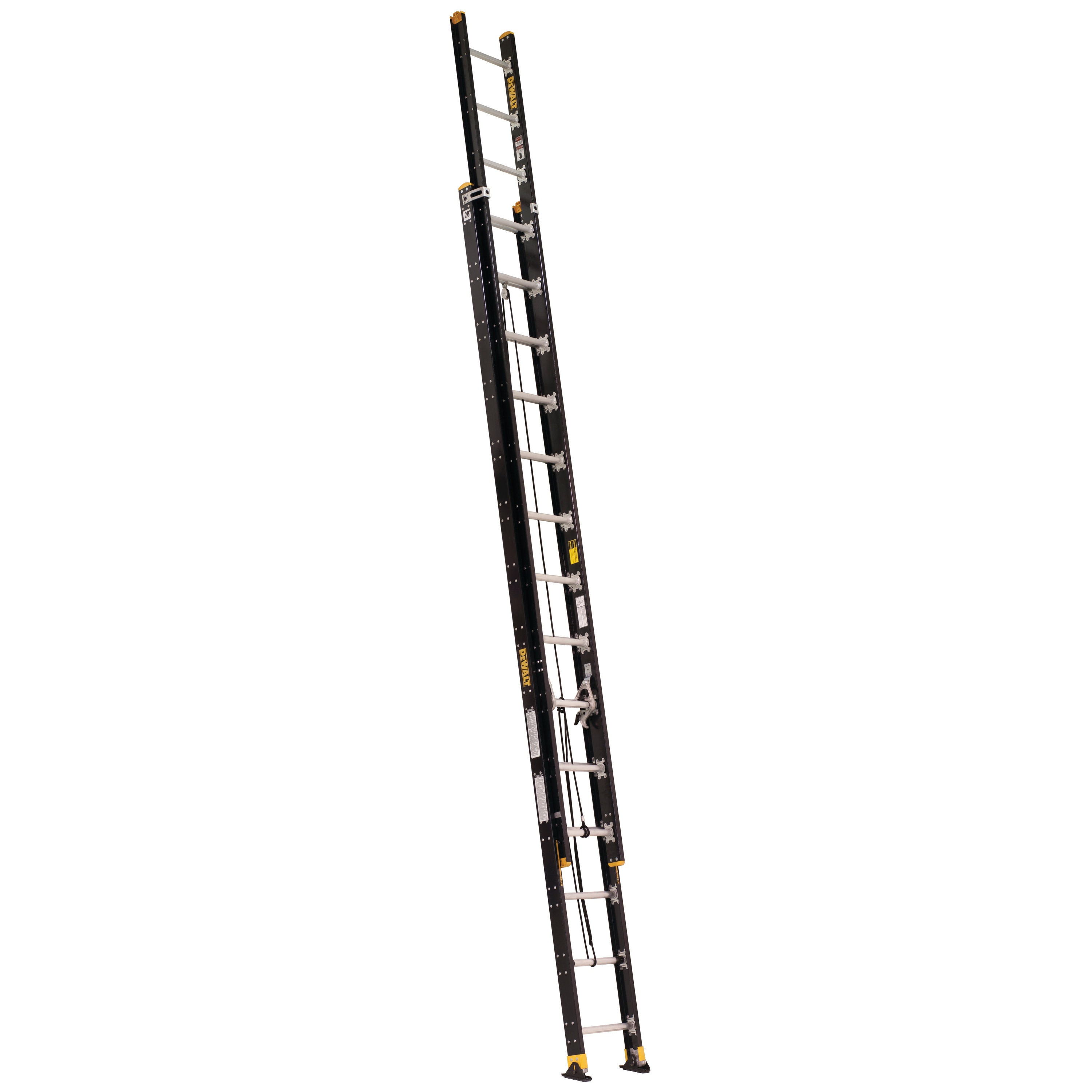 24 foot Lightweight Fiberglass Extension Ladder.