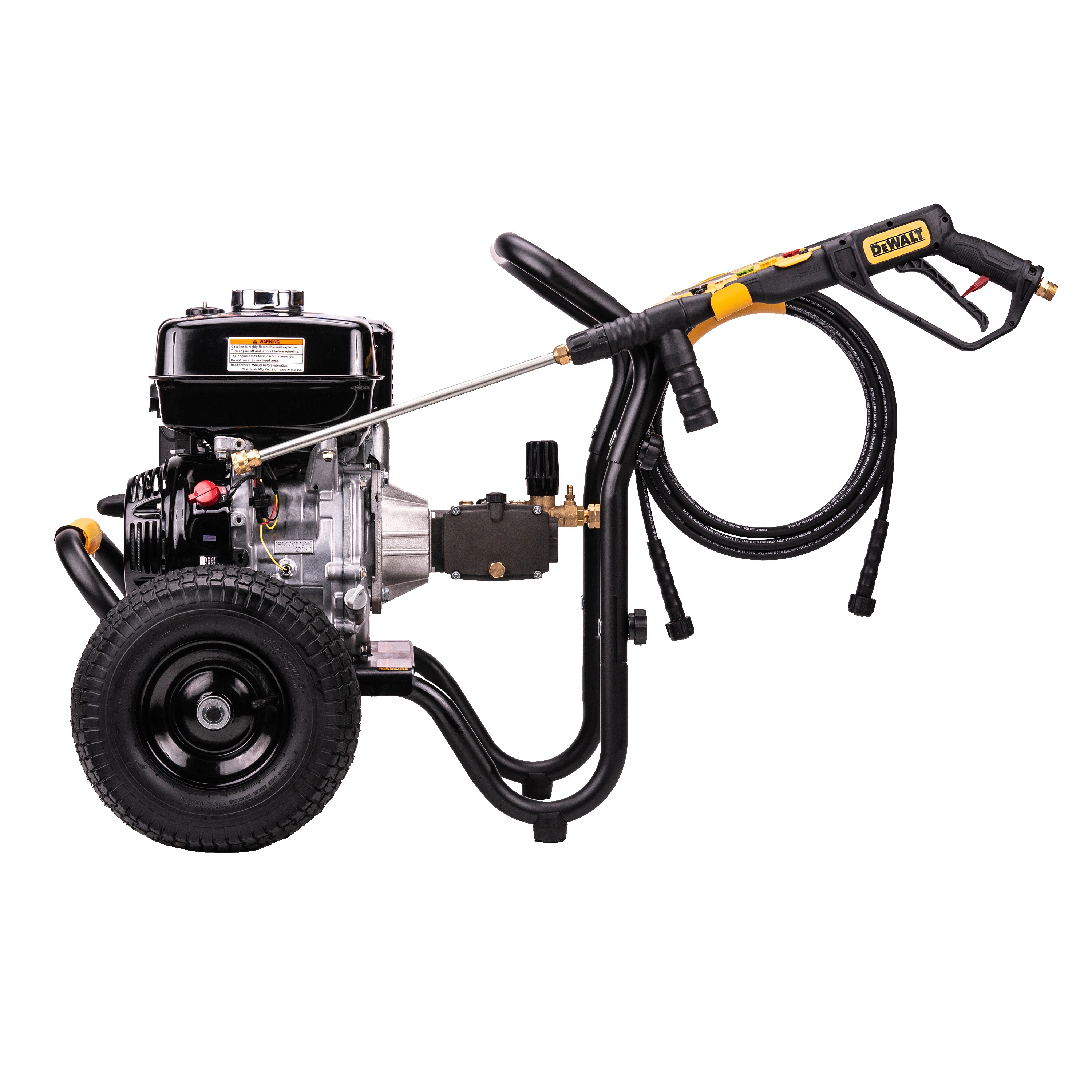 DEWALT - 4000 PSI at 35 GPM Cold Water Gas Pressure Washer Powered by Honda with Triplex Pump - DXPW4035