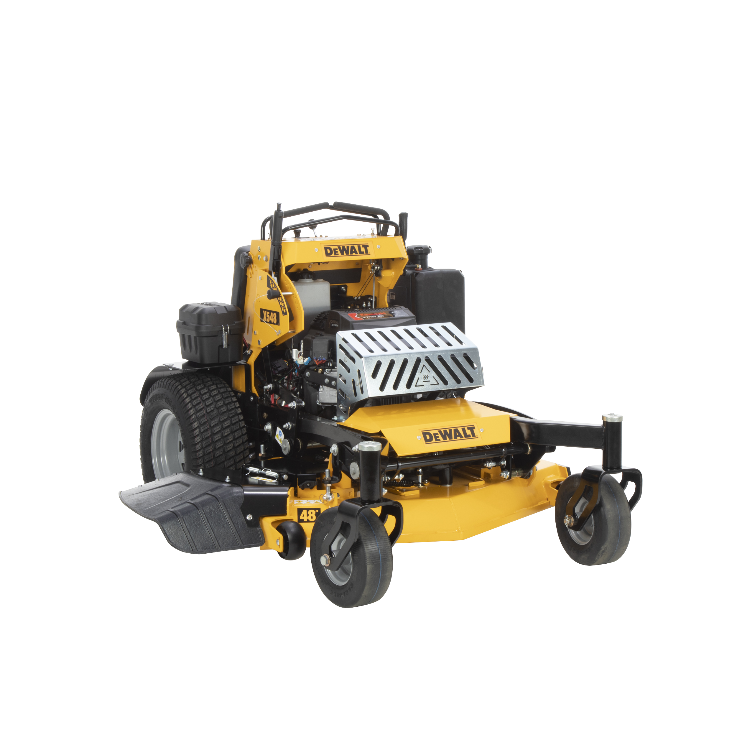 X548 48 in 26 HP Kawasaki EFI Gas Hydrostatic Commercial Stand on Zero Turn Mower DEWALT