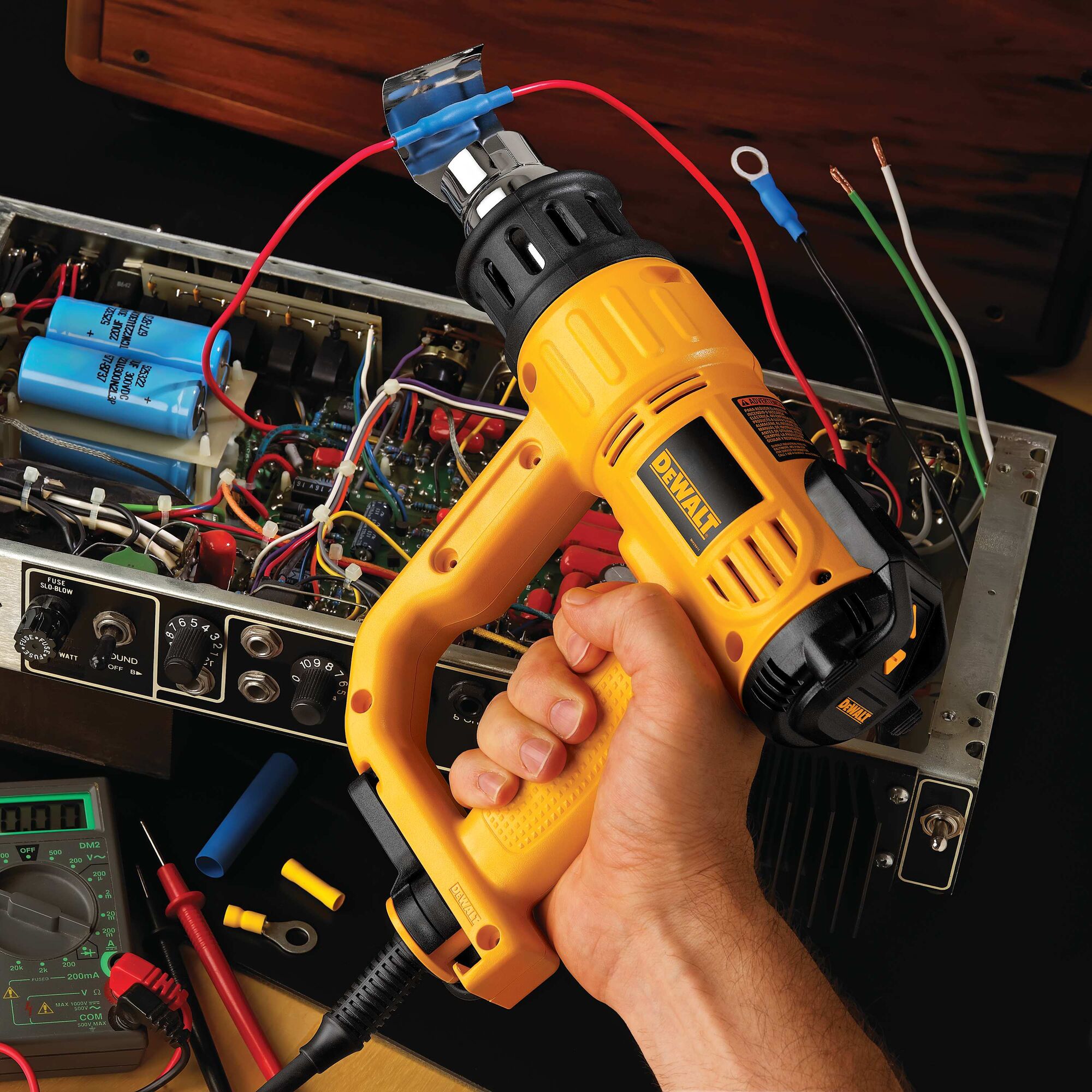 Digital LCD Heat Gun with Accessories