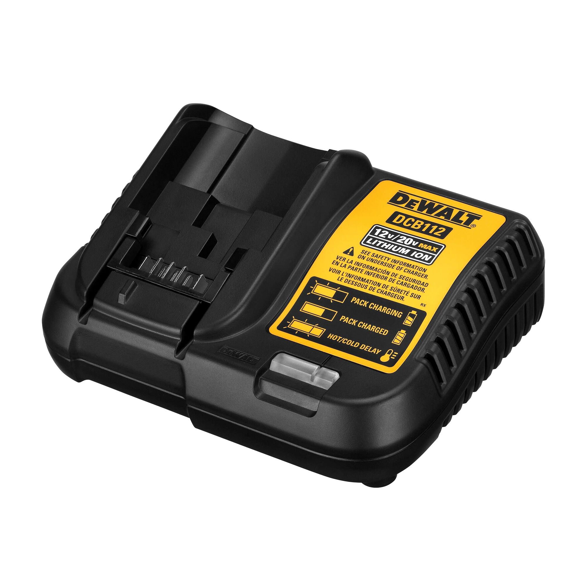 Chargeur DeWalt DCB 112 XR Li-Ion pour batteries 10,8, 14,4 et 18 V –  Toolbrothers