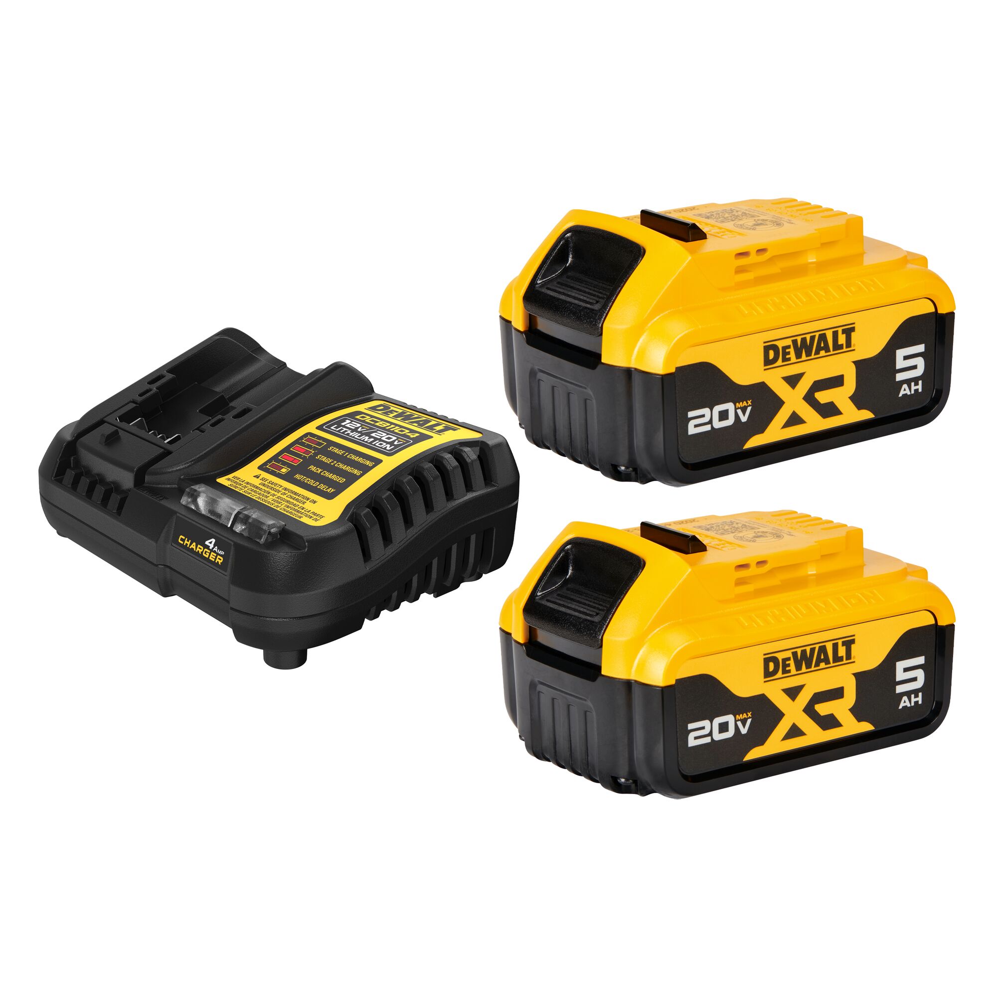 DEWALT 20V MAX XR 5Ah Battery 2-Pack - DCB205-2