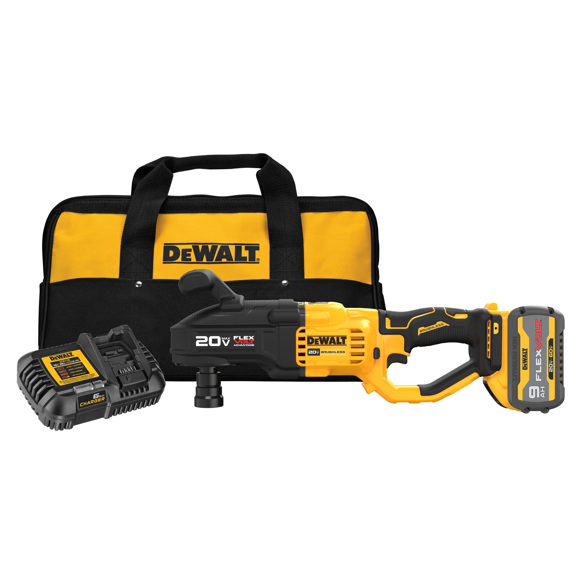 DEWALT 20V MAX* Brushless Cordless 7/16 in. Compact Quick Change Stud and  Joist Drill Kit with FLEXVOLT ADVANTAGE(TM) Kit (DCD445X1) 