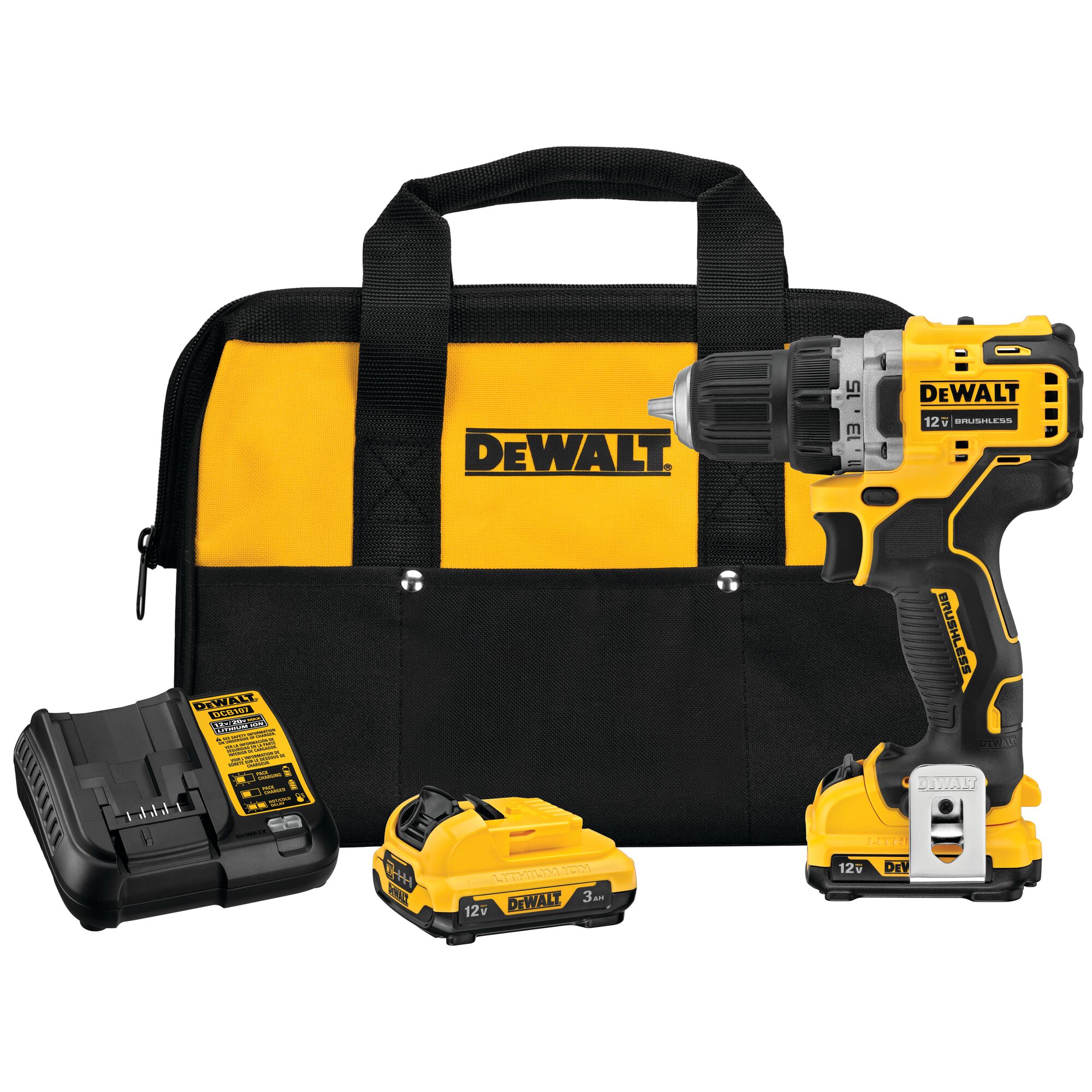 Matrix 20V Max* Power Tool Kit, Includes Cordless Drill, 12 Attachments And  Storage Case