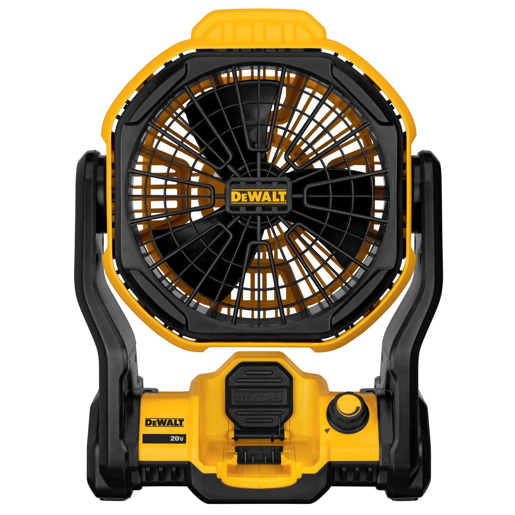 DEWALT Indoor or Outdoor Yellow Jobsite Fan in the Portable Fans department  at