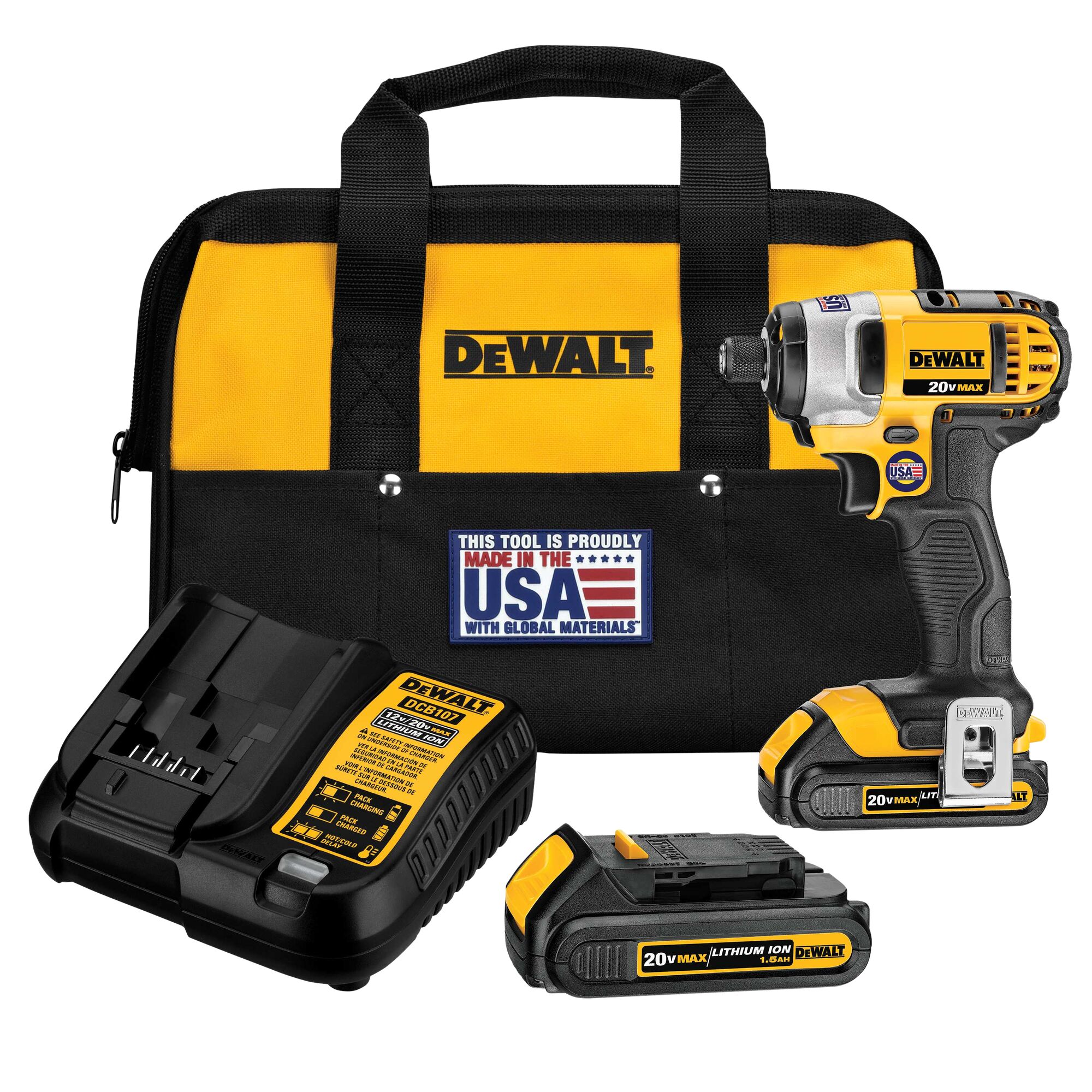 20V Max* Powerconnect 1/4 In. Cordless Impact Driver Kit