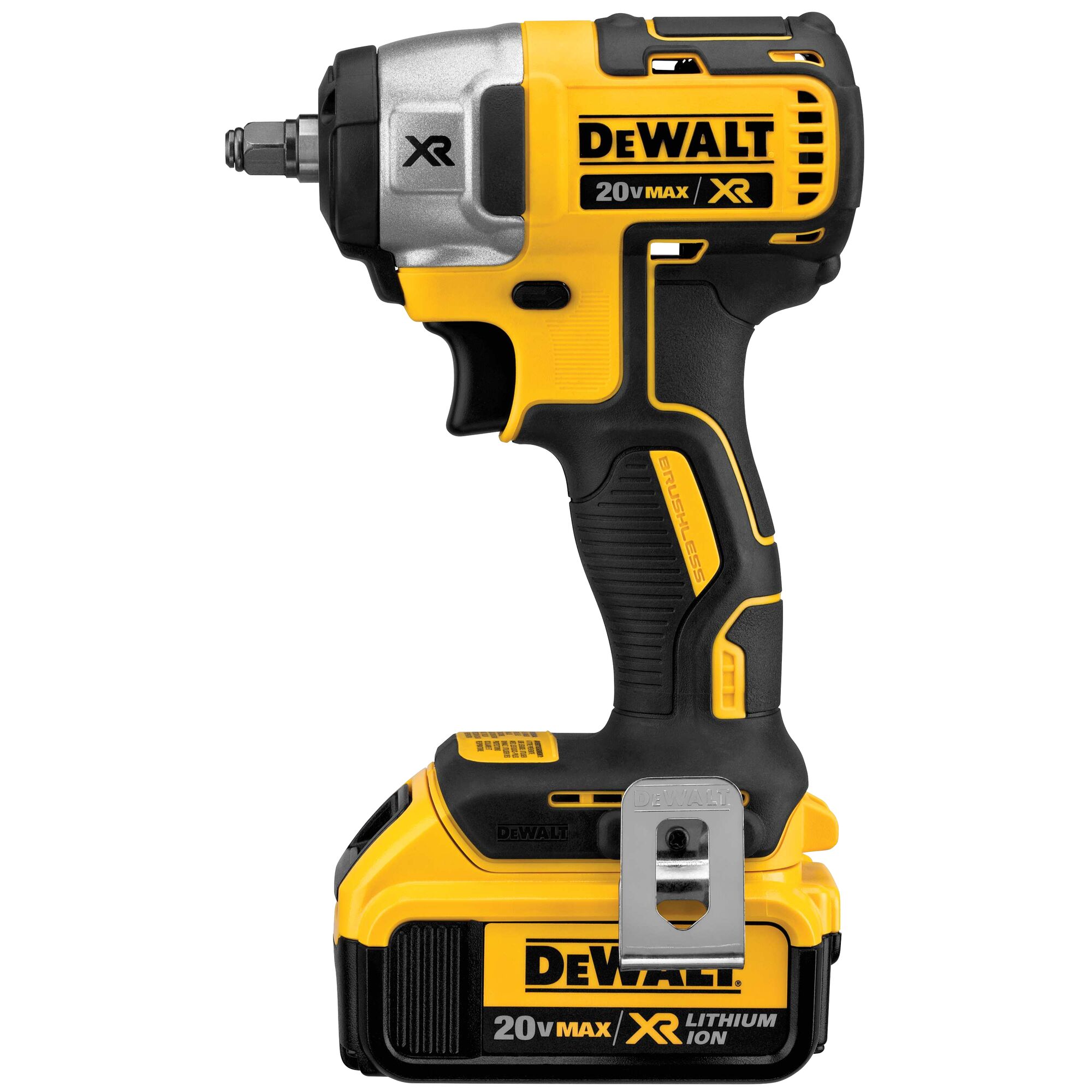 Charger Dewalt DCF894N 1/2 Compact Impact Wrench 18V 2 x 4Ah Batteries DCB182 