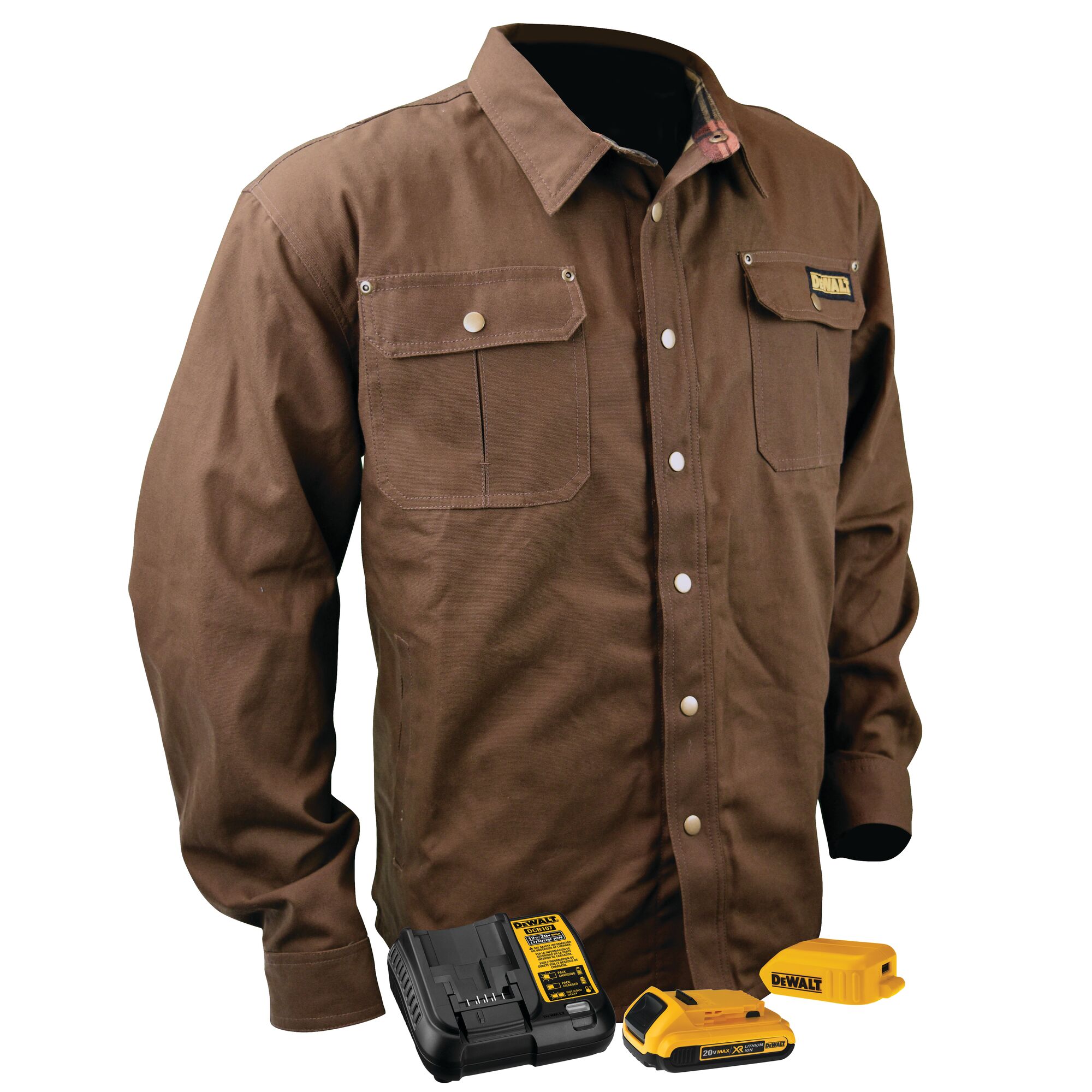 Heavy Duty Heated Shirt Jacket Kit DEWALT