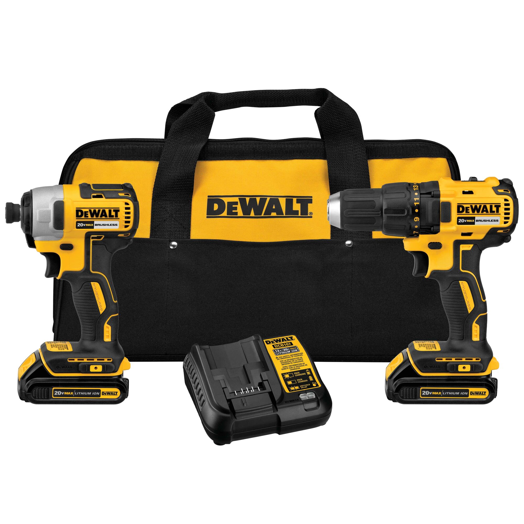 20V MAX* Compact Drill/Driver and Impact Combo DEWALT