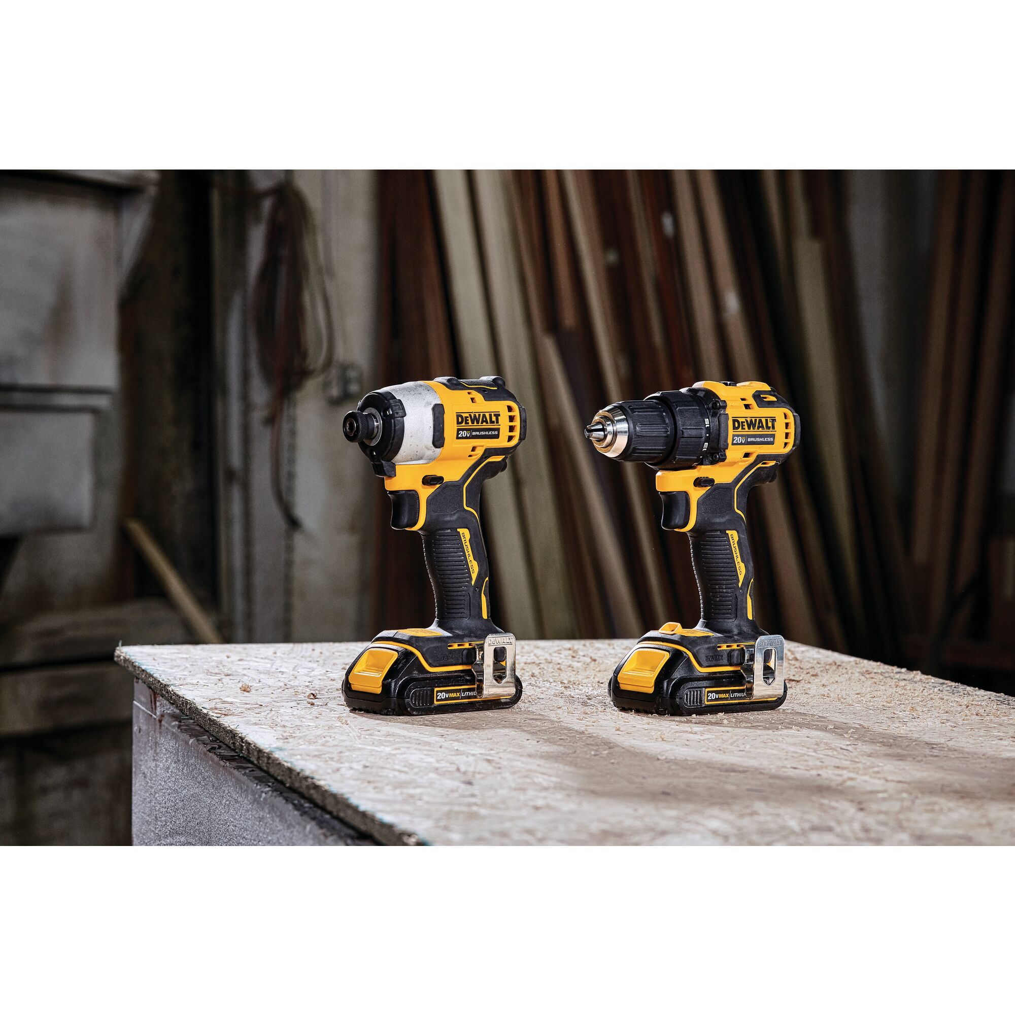 ATOMIC™ 20V MAX* Brushless Cordless Drill/Driver and Impact Driver