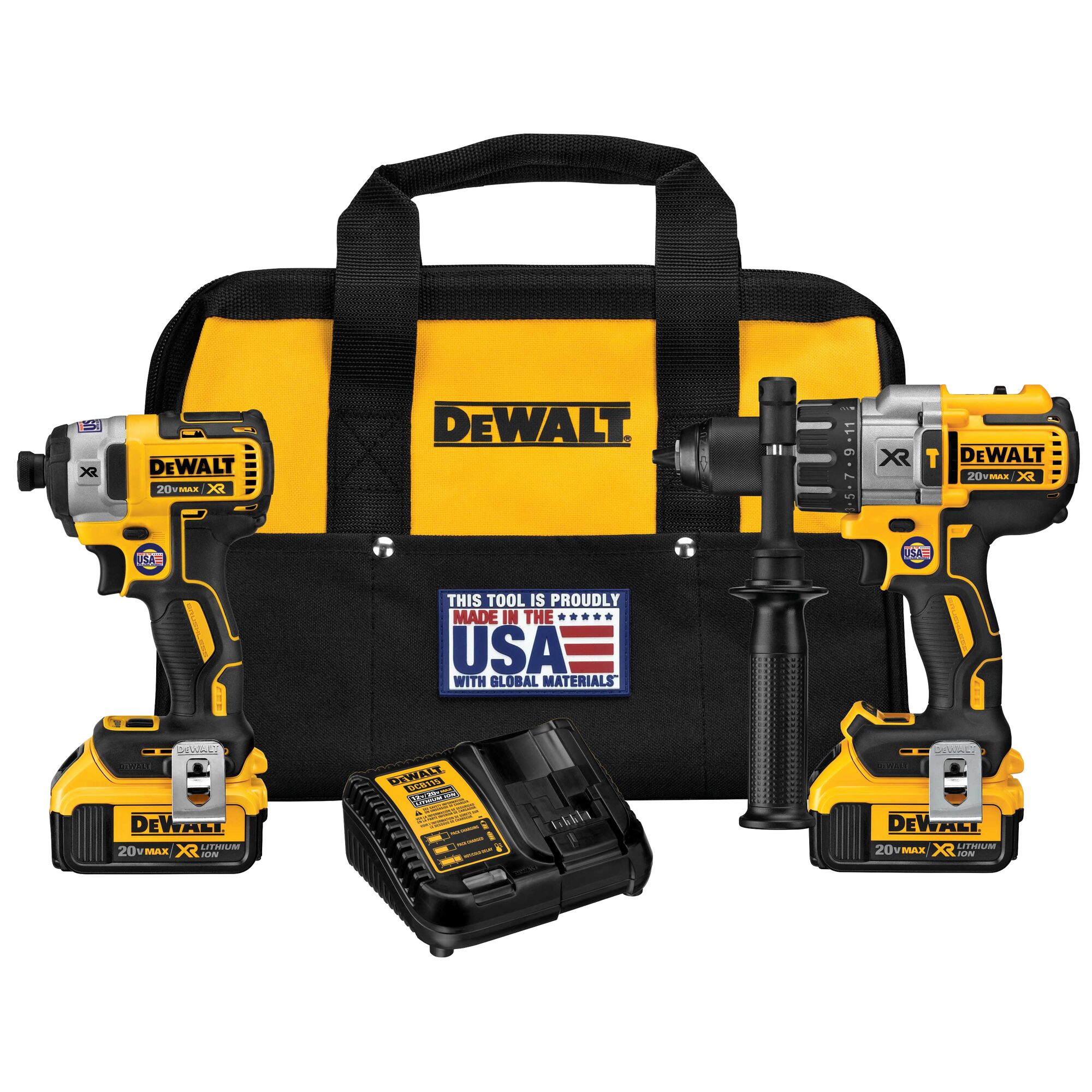 WEN 20-Volt Max Brushless Cordless 1/2 in. Hammer Drill and Driver