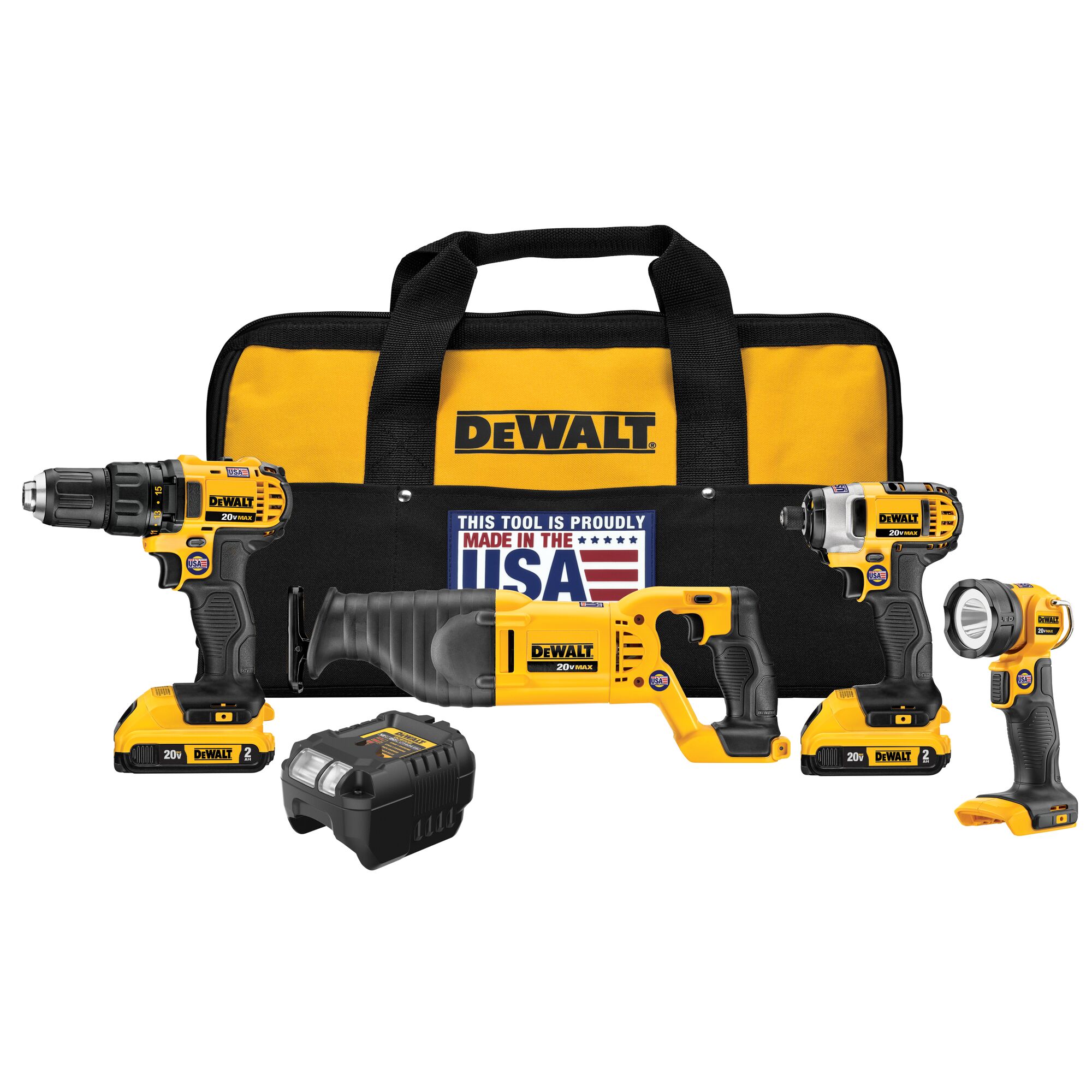 DEWALT 12V/20V MAX 2-Tool Combo Kit, with (1) 12V Battery, (1) 20V Battery,  Charger and Tool Bag in the Power Tool Combo Kits department at