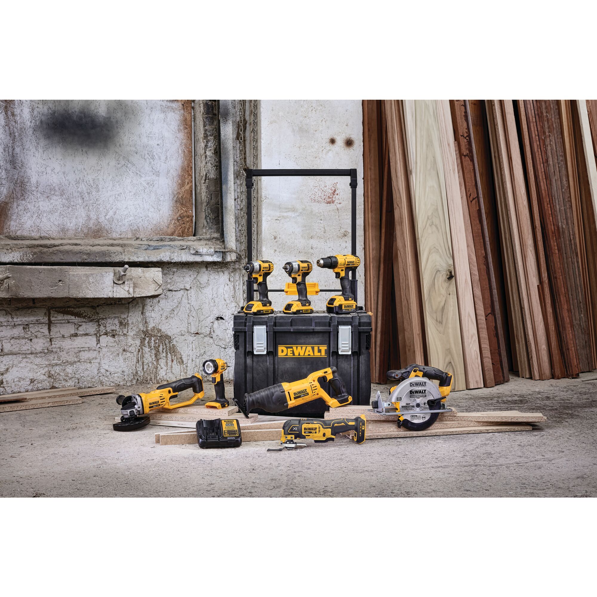 20V MAX* 8-Tool Combo Kit with TOUGHSYSTEM® | DEWALT