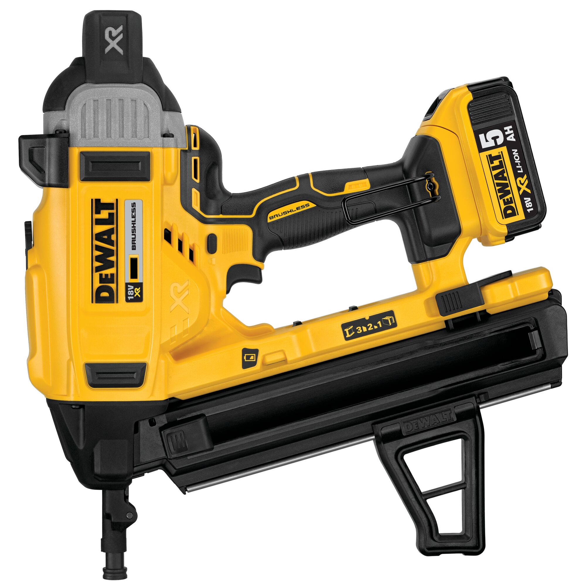 DEWALT 1In 20V MAX XR Cordless Concrete Nailer Kit with Pin