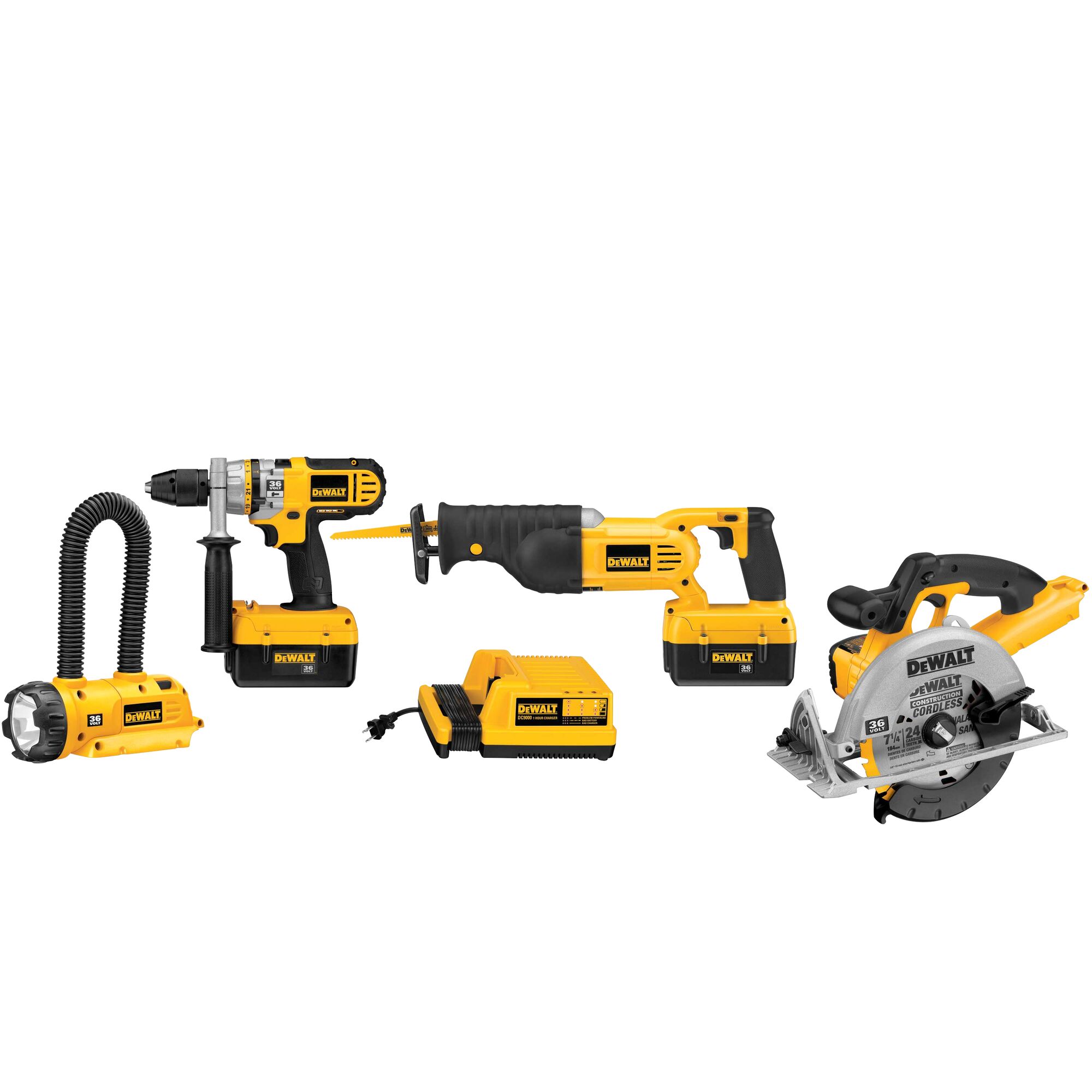 36V Cordless Li-Ion 4-Tool Kit | DEWALT