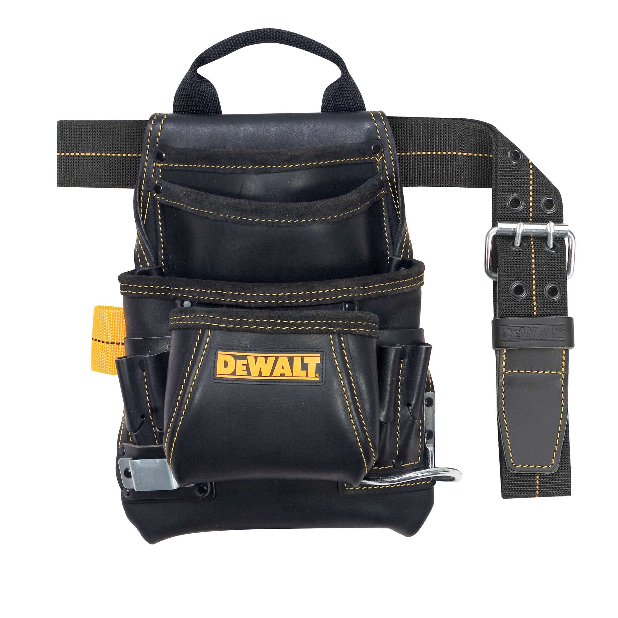 DEWALT DG5680 Professional Electrician's Tool Pouch, 14 Pocket, Black, yellow - 1