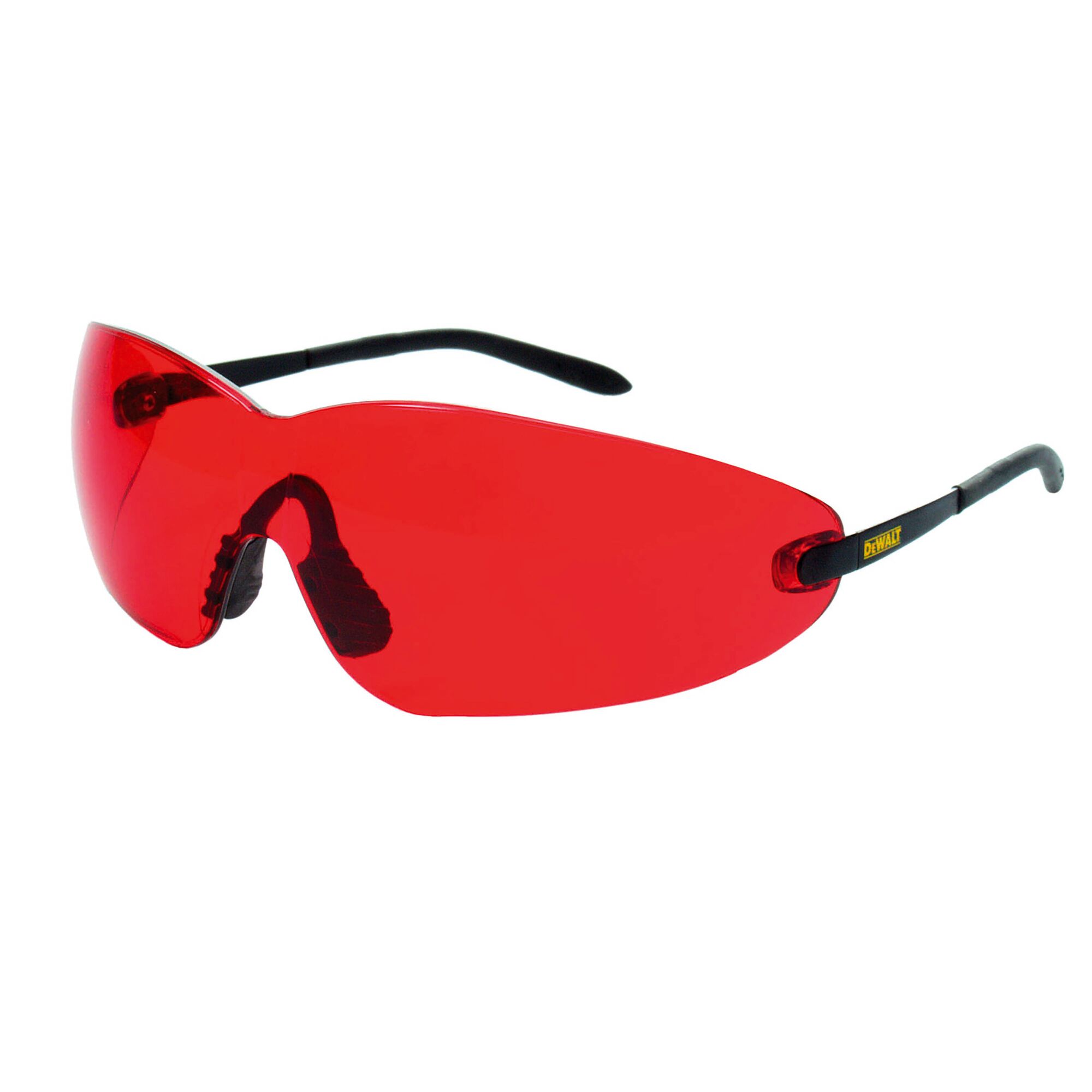 DeWalt DW0714 Red Beam Visibility Laser Enhancement Glasses with Comfort Tips 