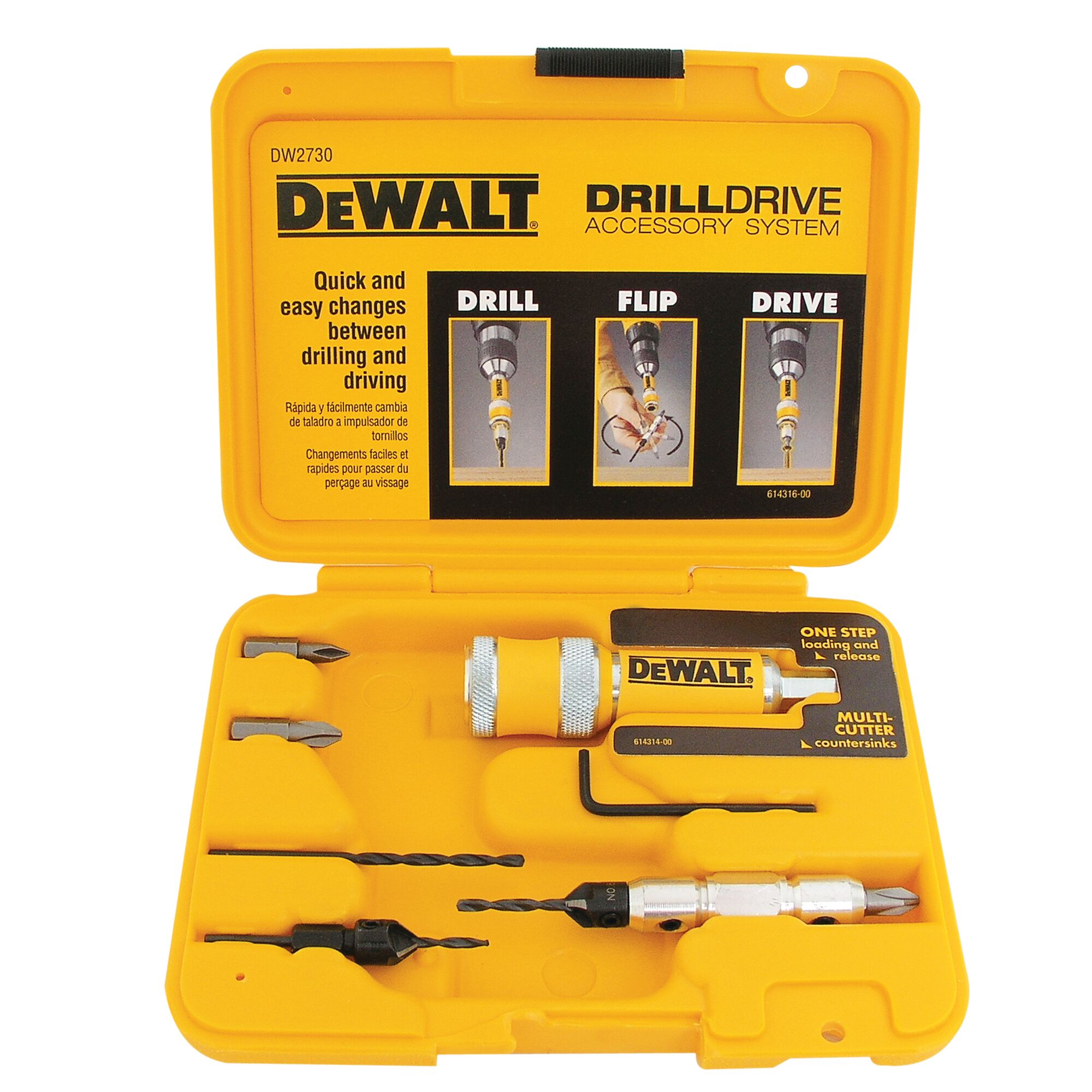 Details about   DEWALT Drill Flip Drive Kit DW2702 