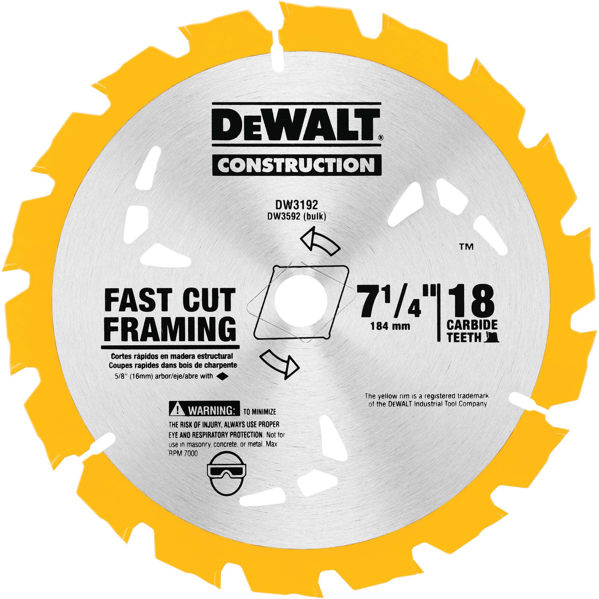 Dewalt dwa412 circular outlet saw blade