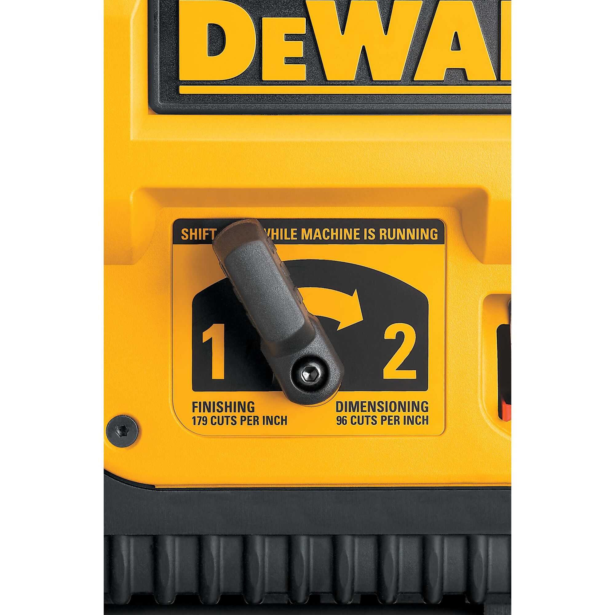 13 in. Three Knife, Two Speed Thickness Planer | DEWALT