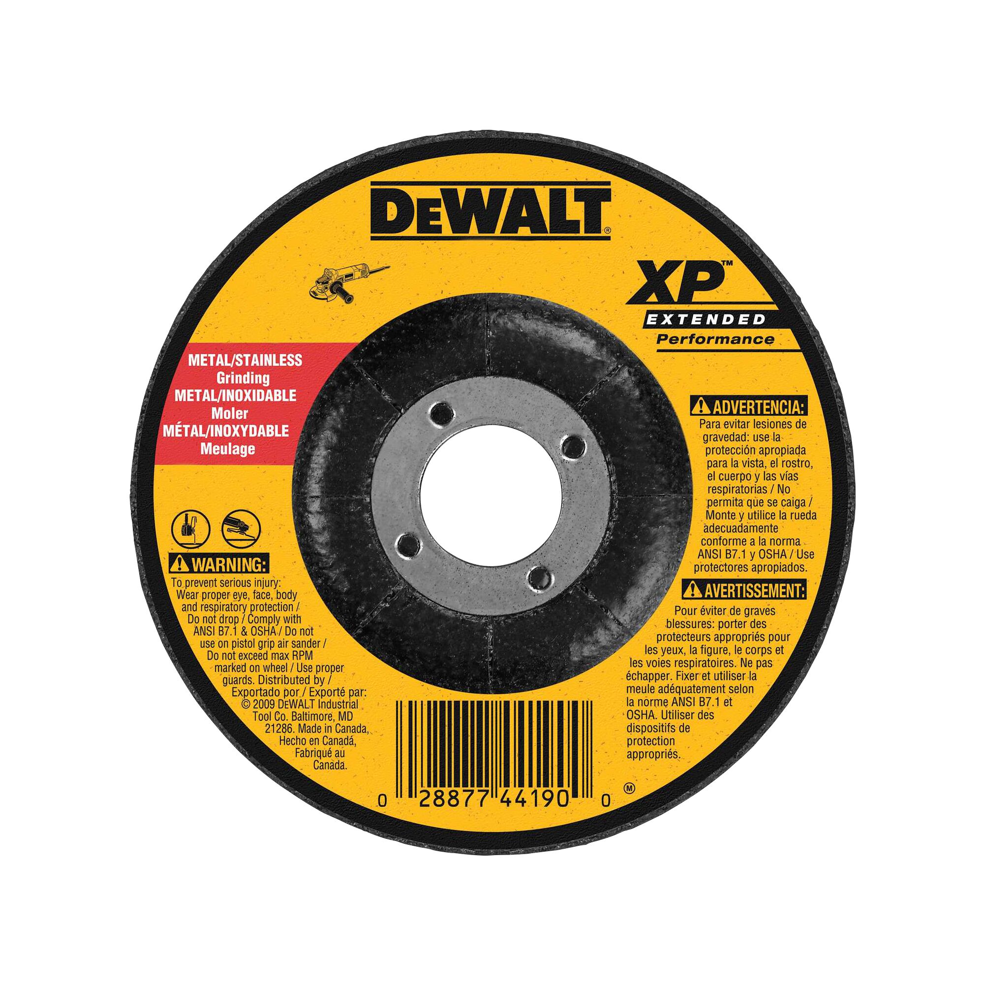 XP™ Metal Grinding Wheels (Type 27) DEWALT