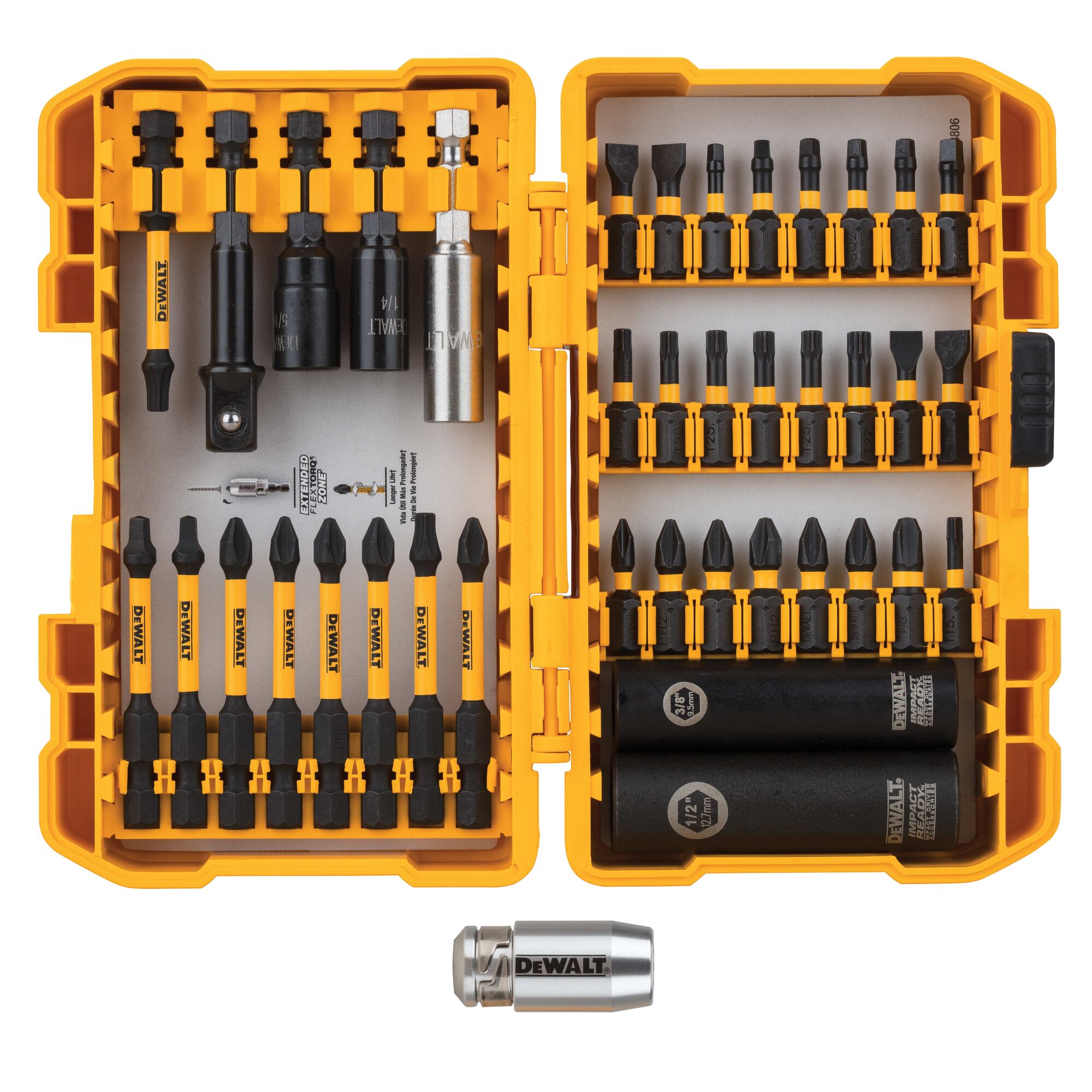 DEWALT MAX Genuine 35 pc Magnetic Screwdriver Drill Impact Driver Bit Set Kit