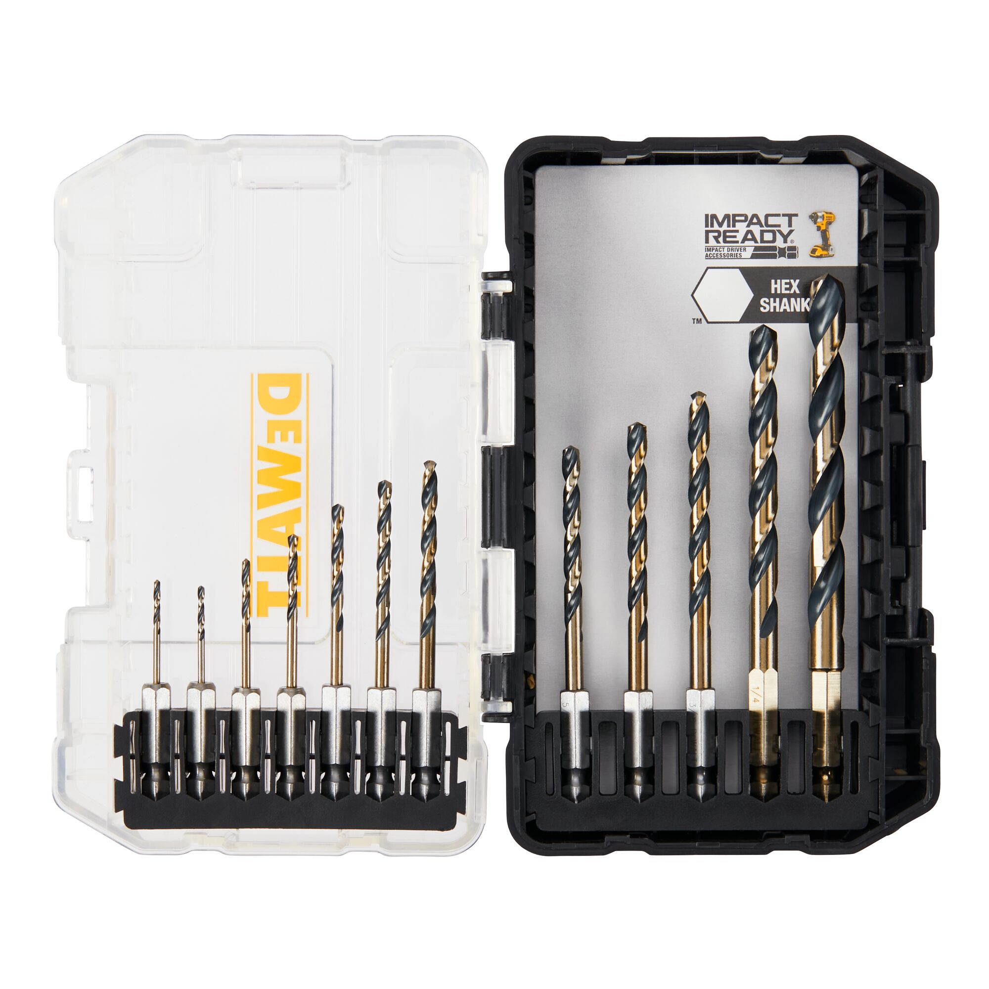 Black and Gold IMPACT READY® Metal Drill Bit Set (12 pc)