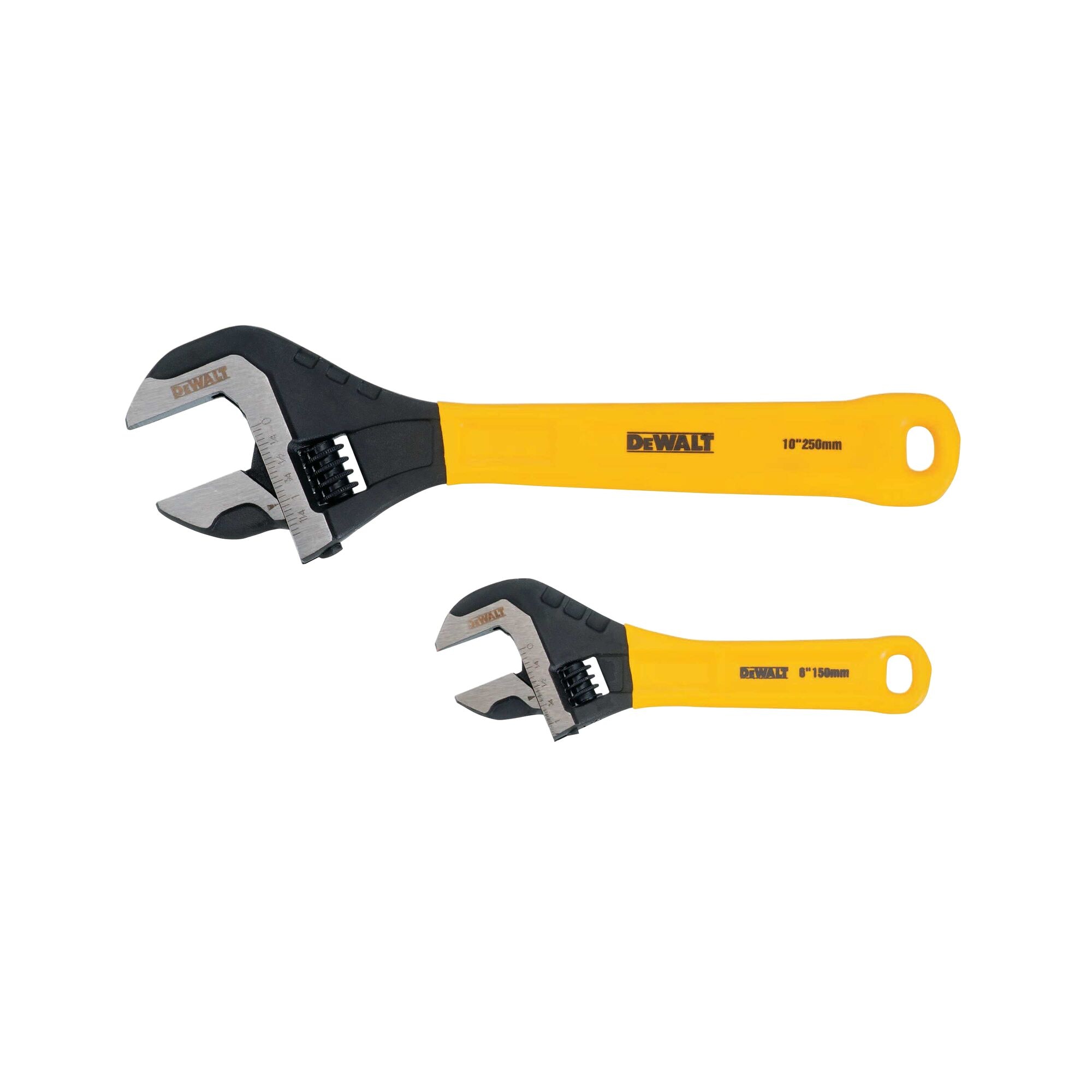 Dip Grip Adjustable Wrench 2 Pack | DEWALT