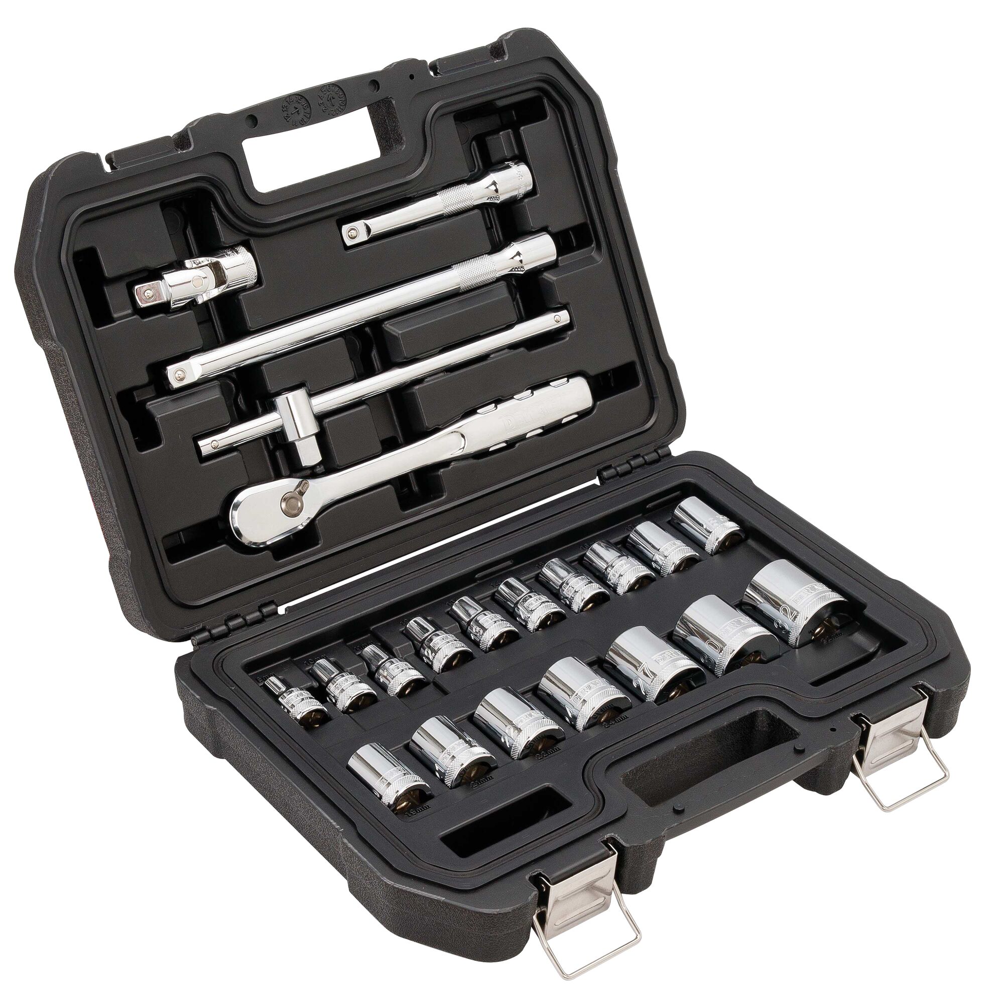 1/2 in Drive Metric Socket Set(6 Point) (22 pc) | DEWALT