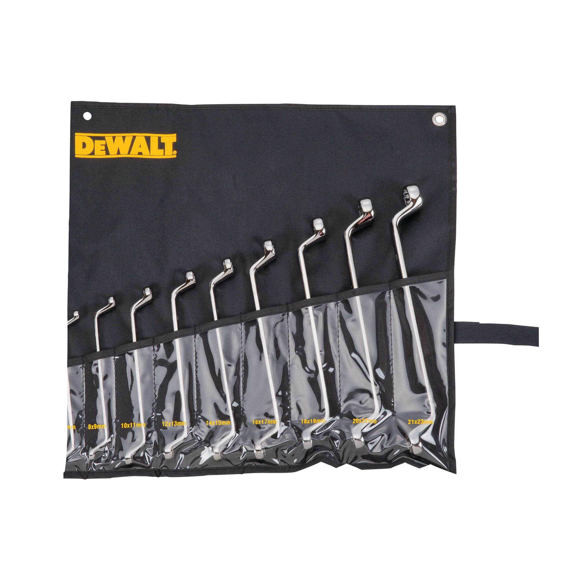 9 Piece Offset Double Box Metric Wrench Set | DEWALT
