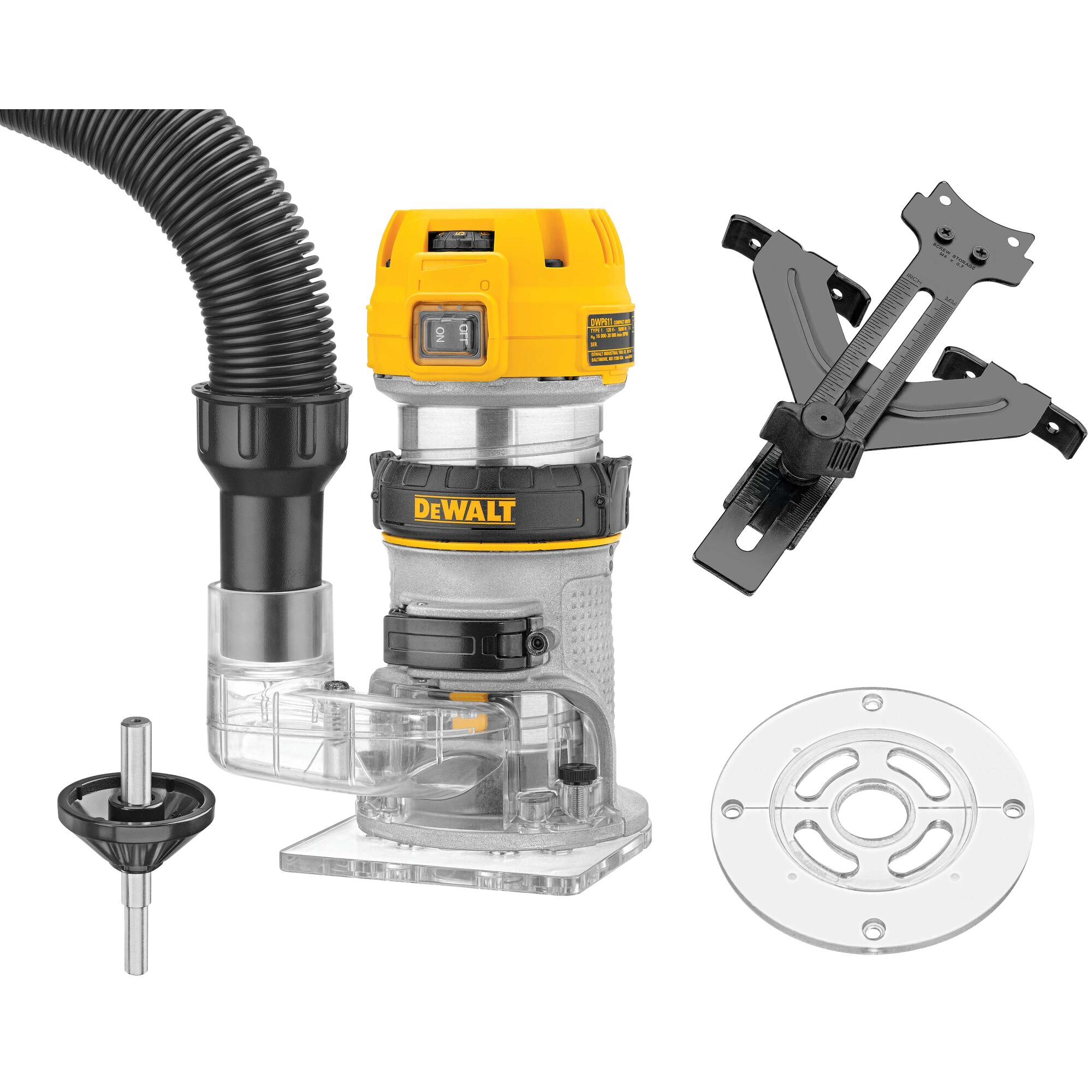 1-1/4 HP Max Torque Variable Speed Compact Router | DEWALT