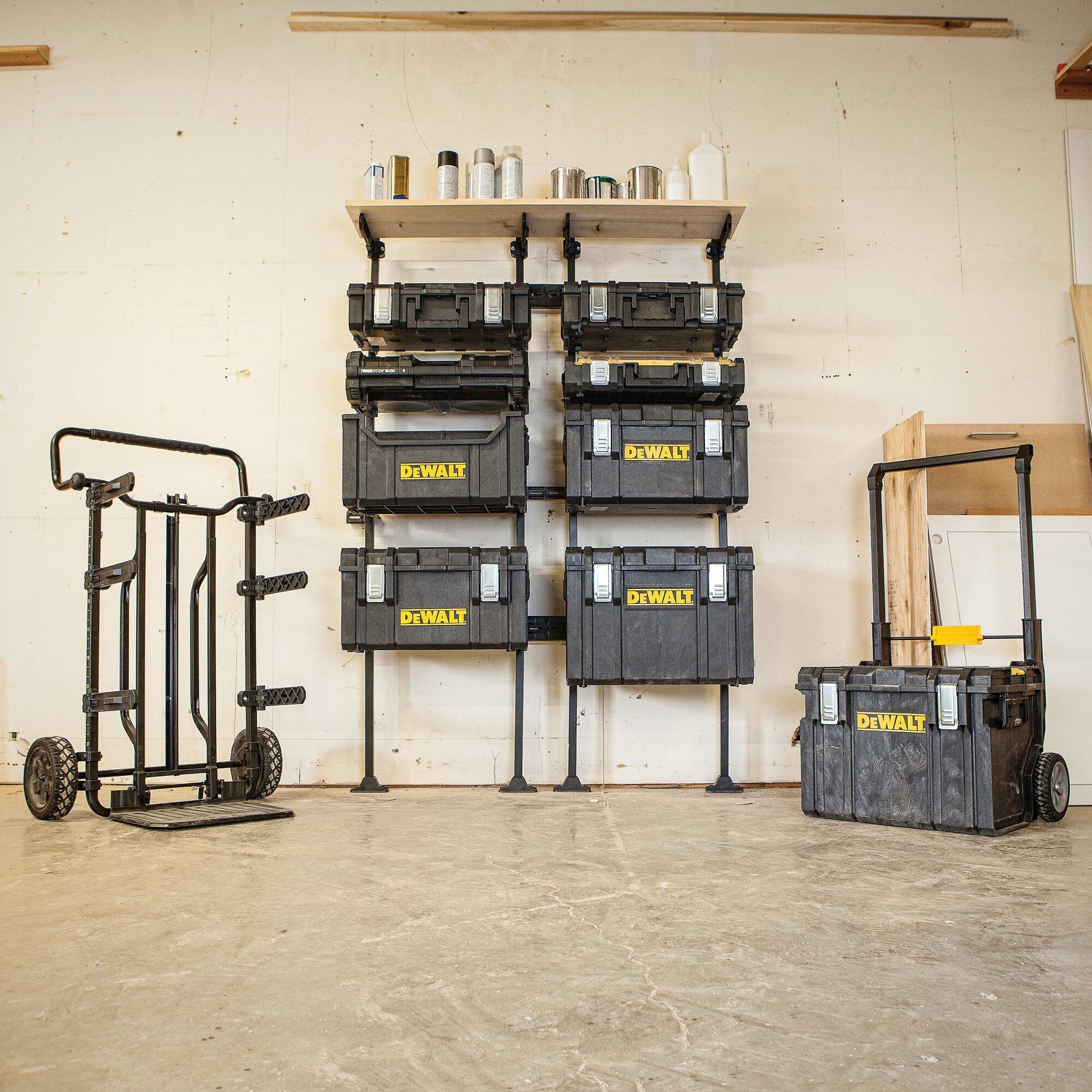 史上最も激安 デウォルト DeWALT Workshop Racking System タフシステム ワークショップラッキングシステム  工具箱収納ラック DWST08260