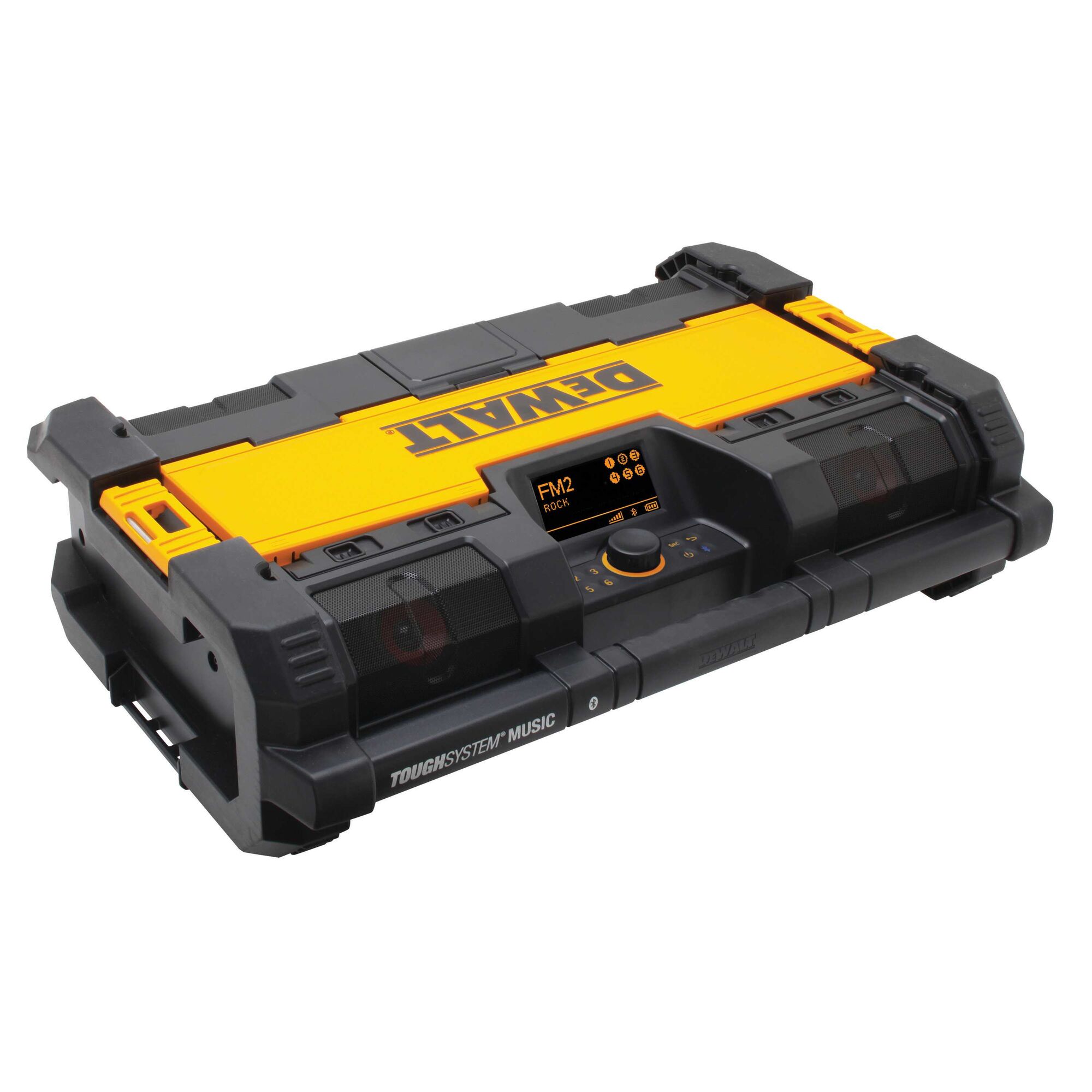 Dewalt 18v radio top charger toughsystem