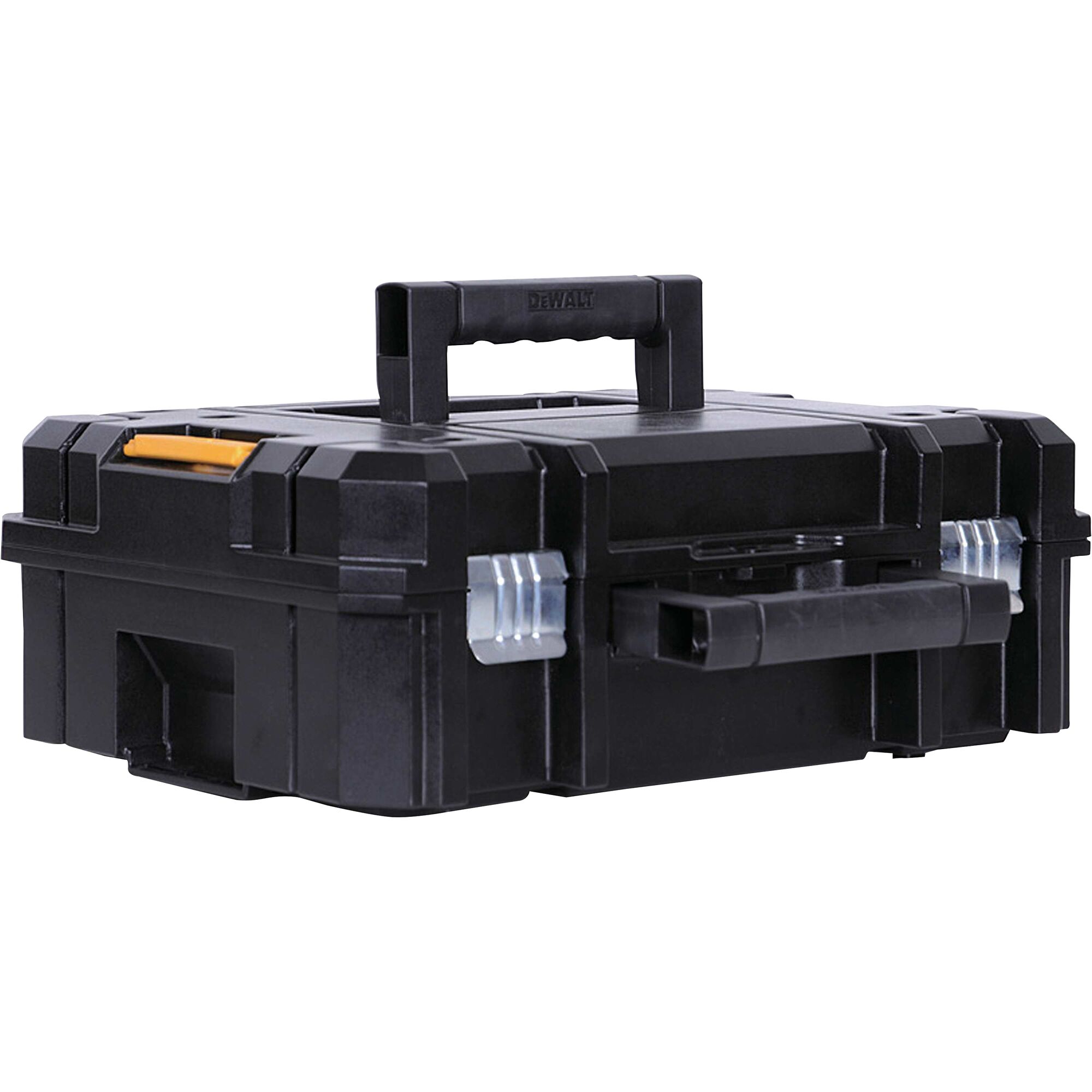 DeWalt DWST17807 TSTAK Ii Series Flat Top Tool Box, 66 Pound, Plastic,  Black, 4-Compartment: Tool Boxes Plastic (076174712155-1)