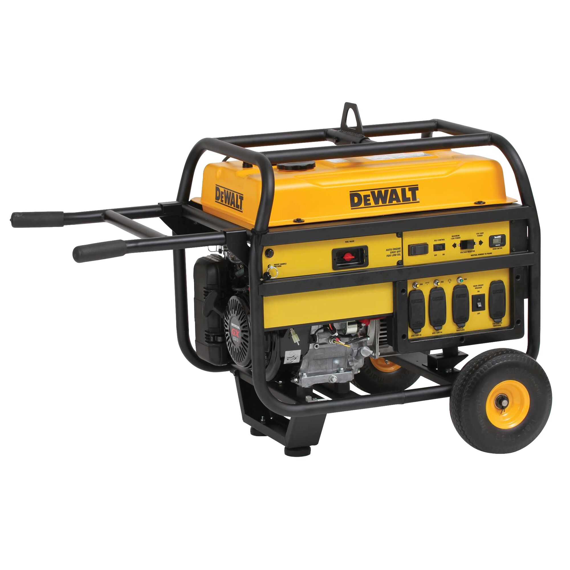 Dewalt generator on sale with honda engine