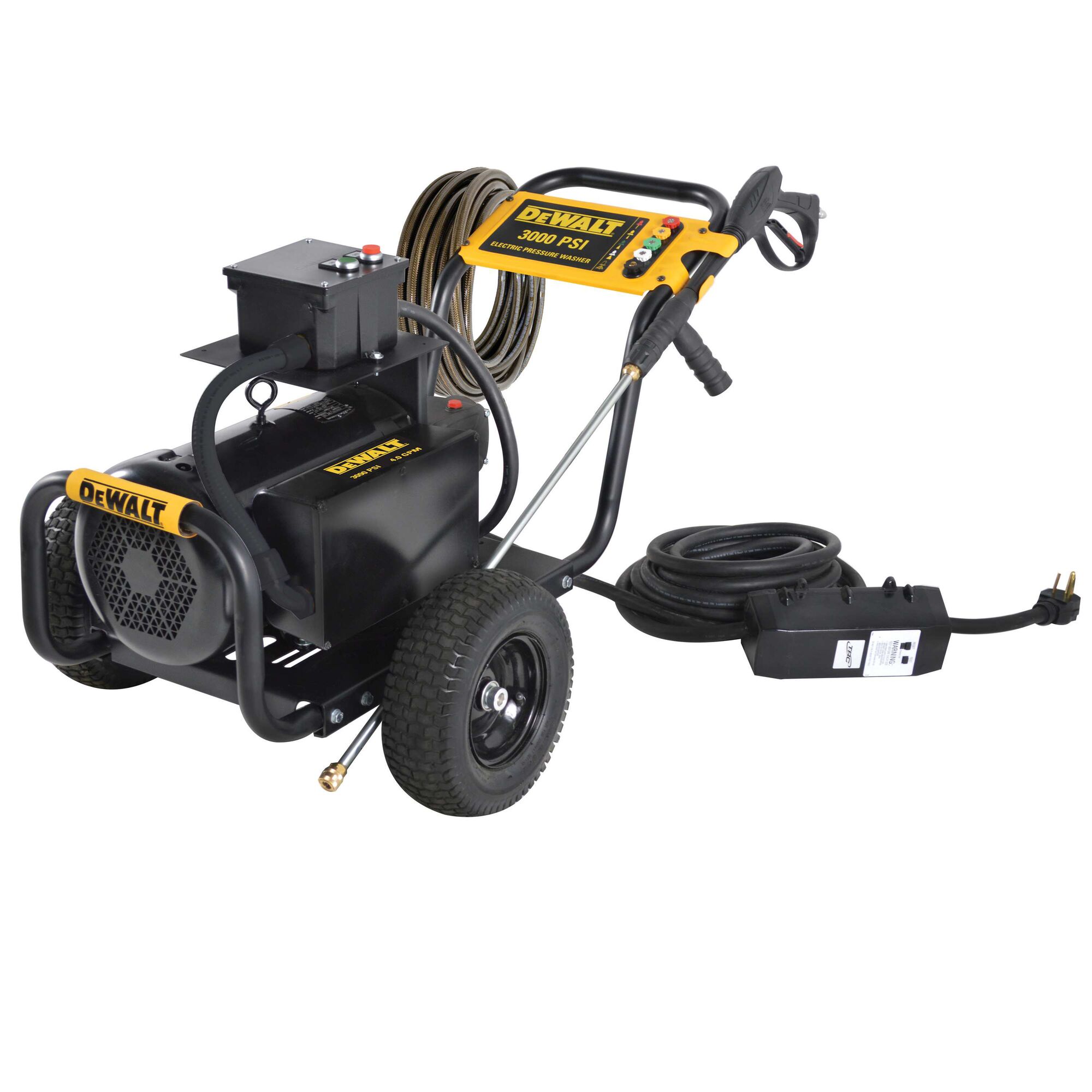 Professional 3000 PSI (Electric - Cold Water) Wall Mount Pressure Washer w/  Time Delay Shutdown 