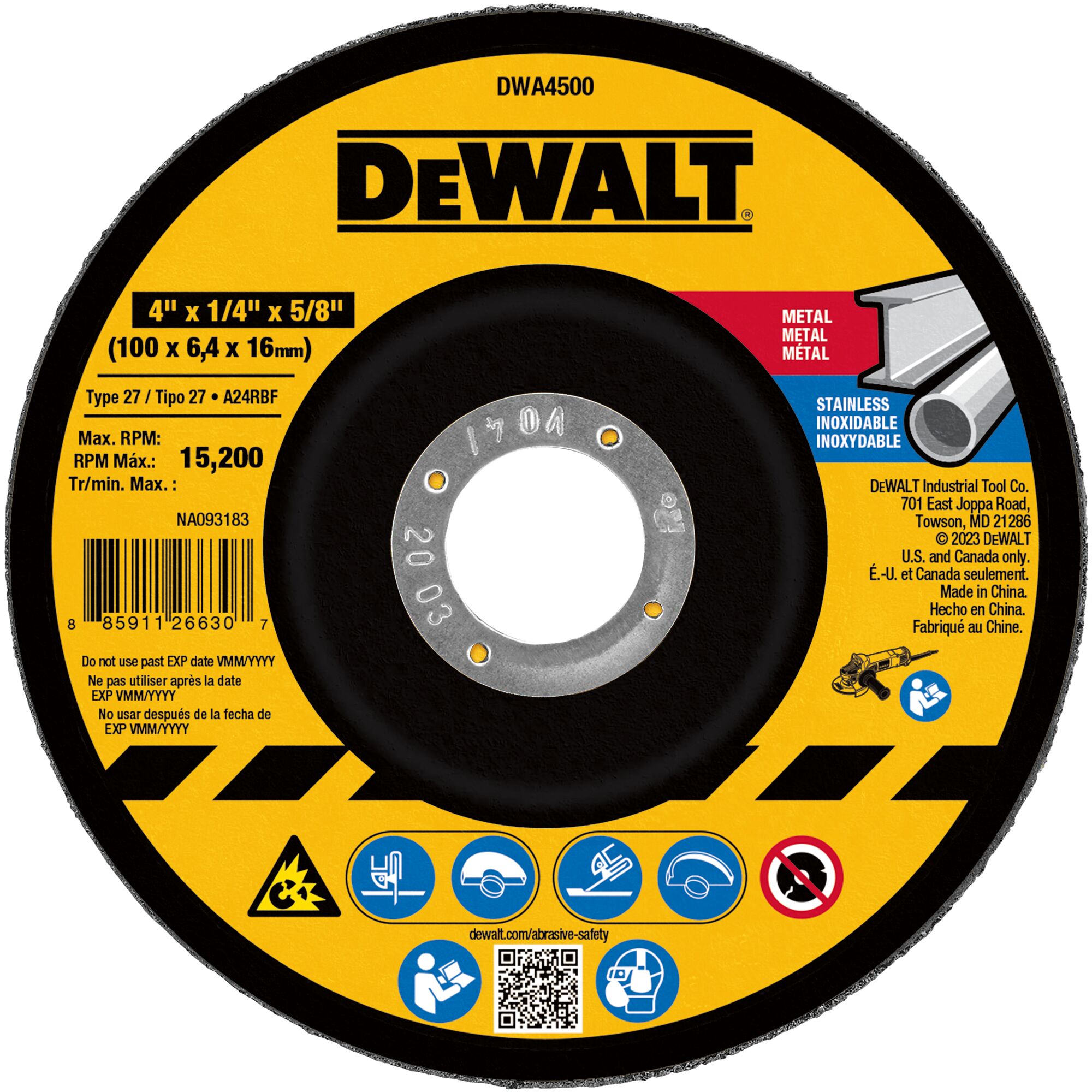Dewalt type 27 cutting wheel deals