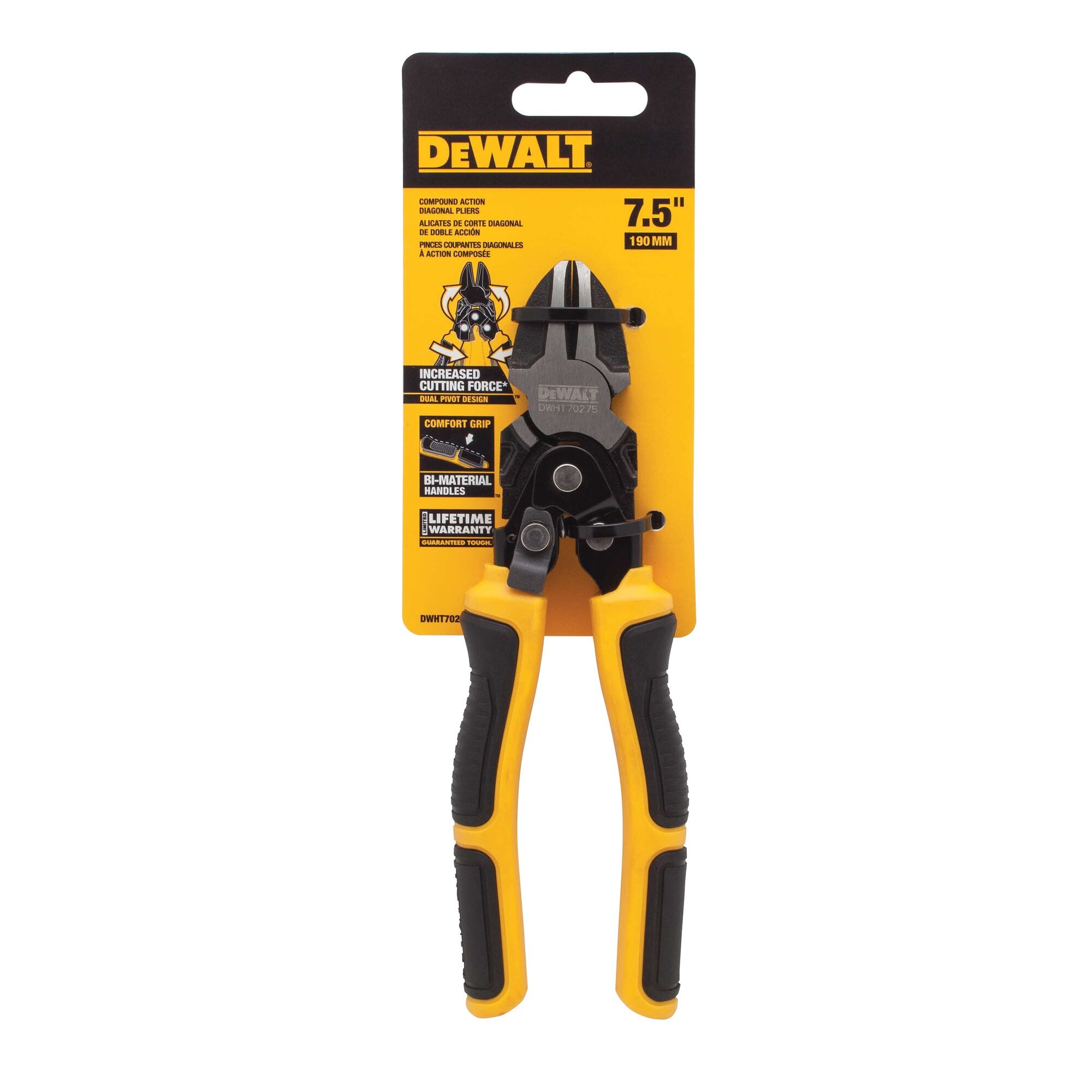 Compound Action Diagonal Pliers DEWALT