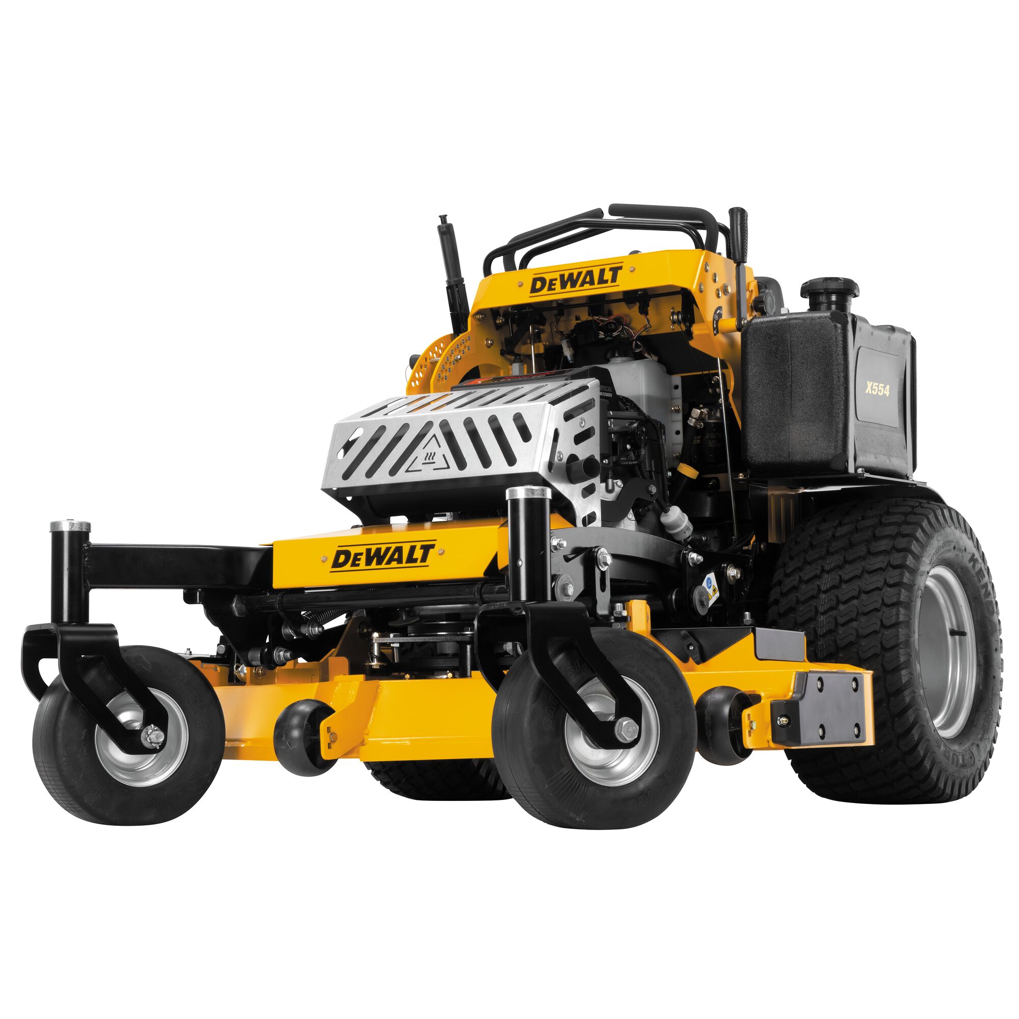 Dewalt stand on mower deals